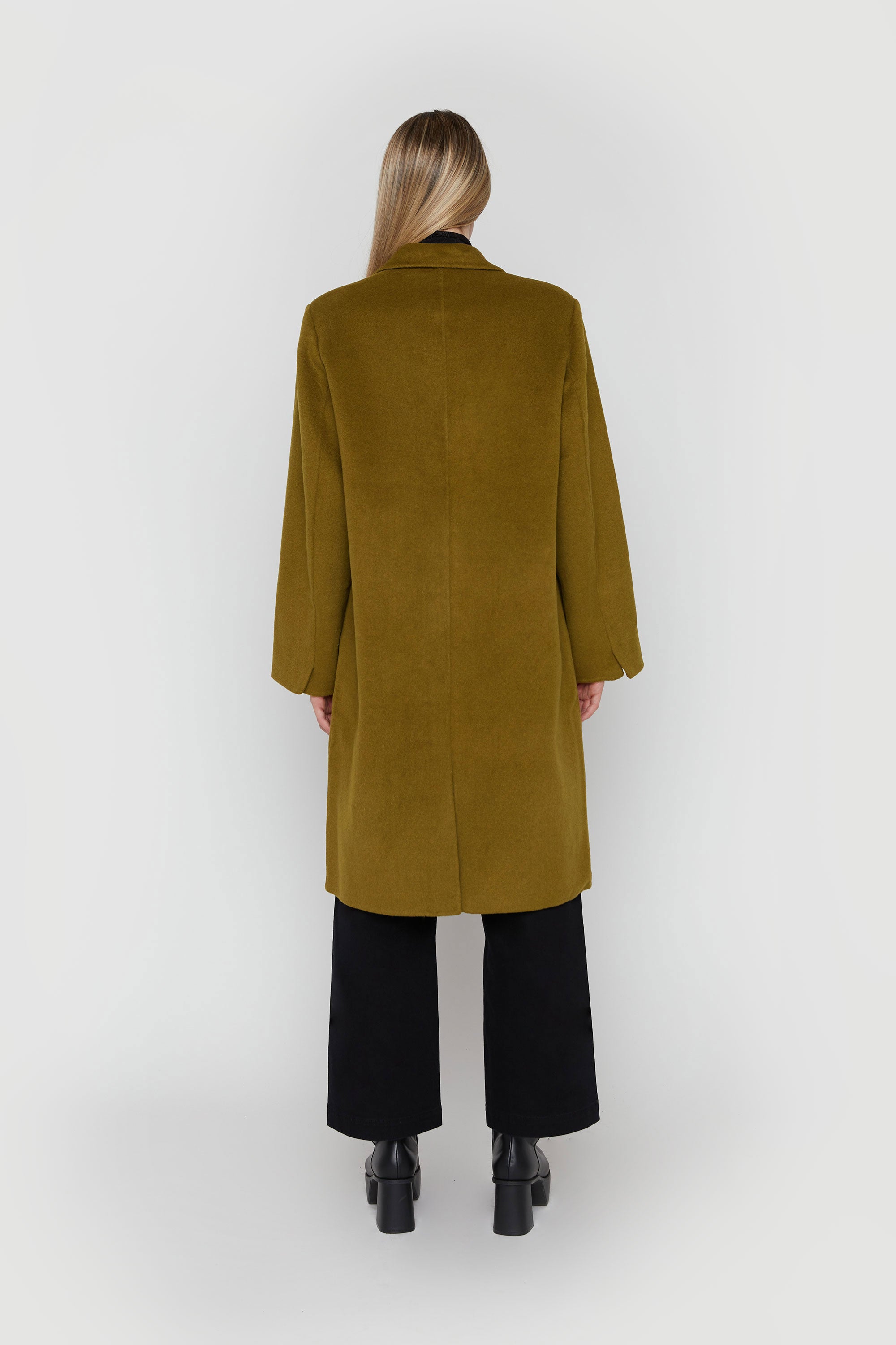 CLASSIC FIT WOOL BLEND COAT Clearance Affordable