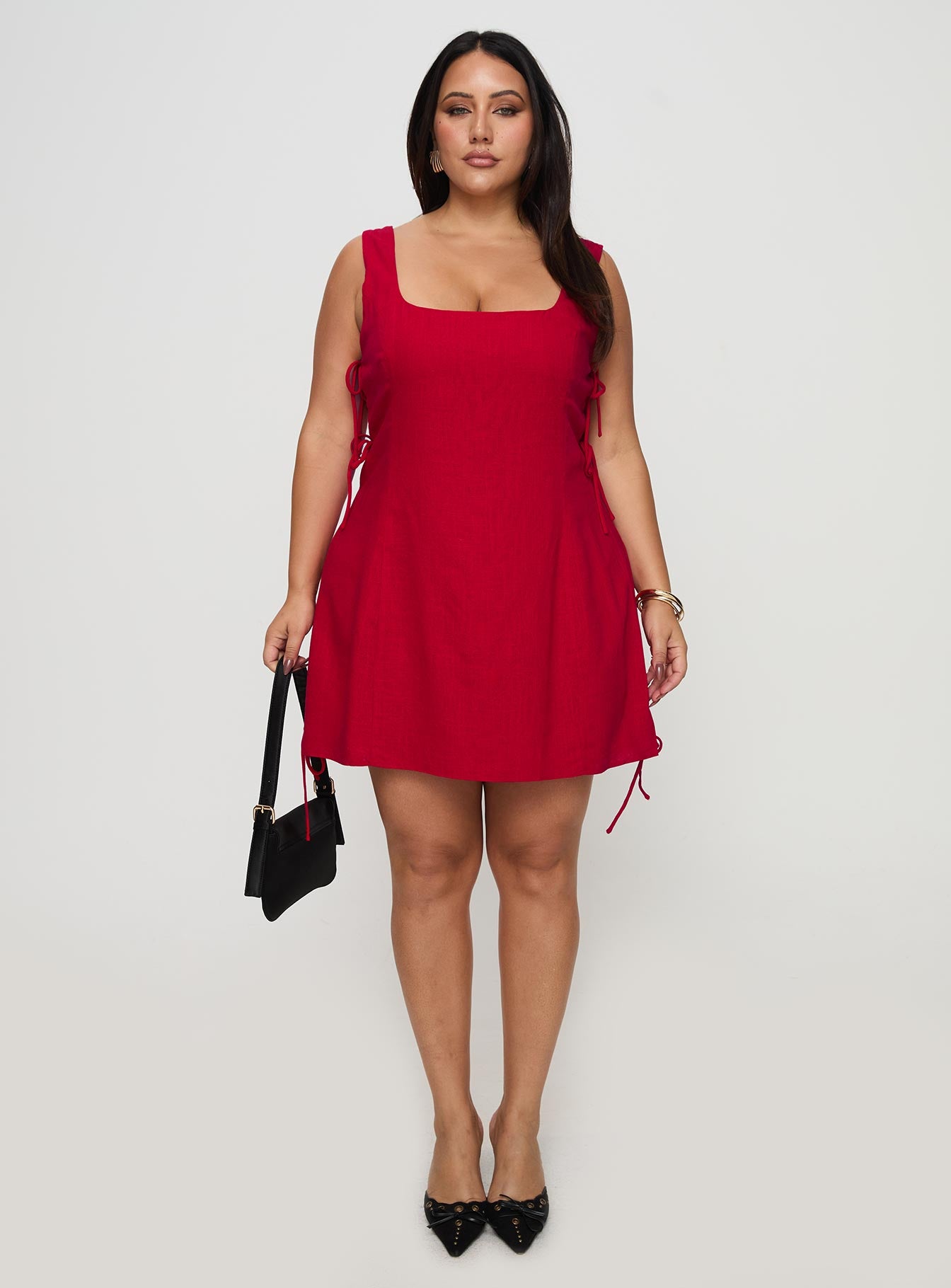 Play It Again Mini Dress Red Curve Online Online Original