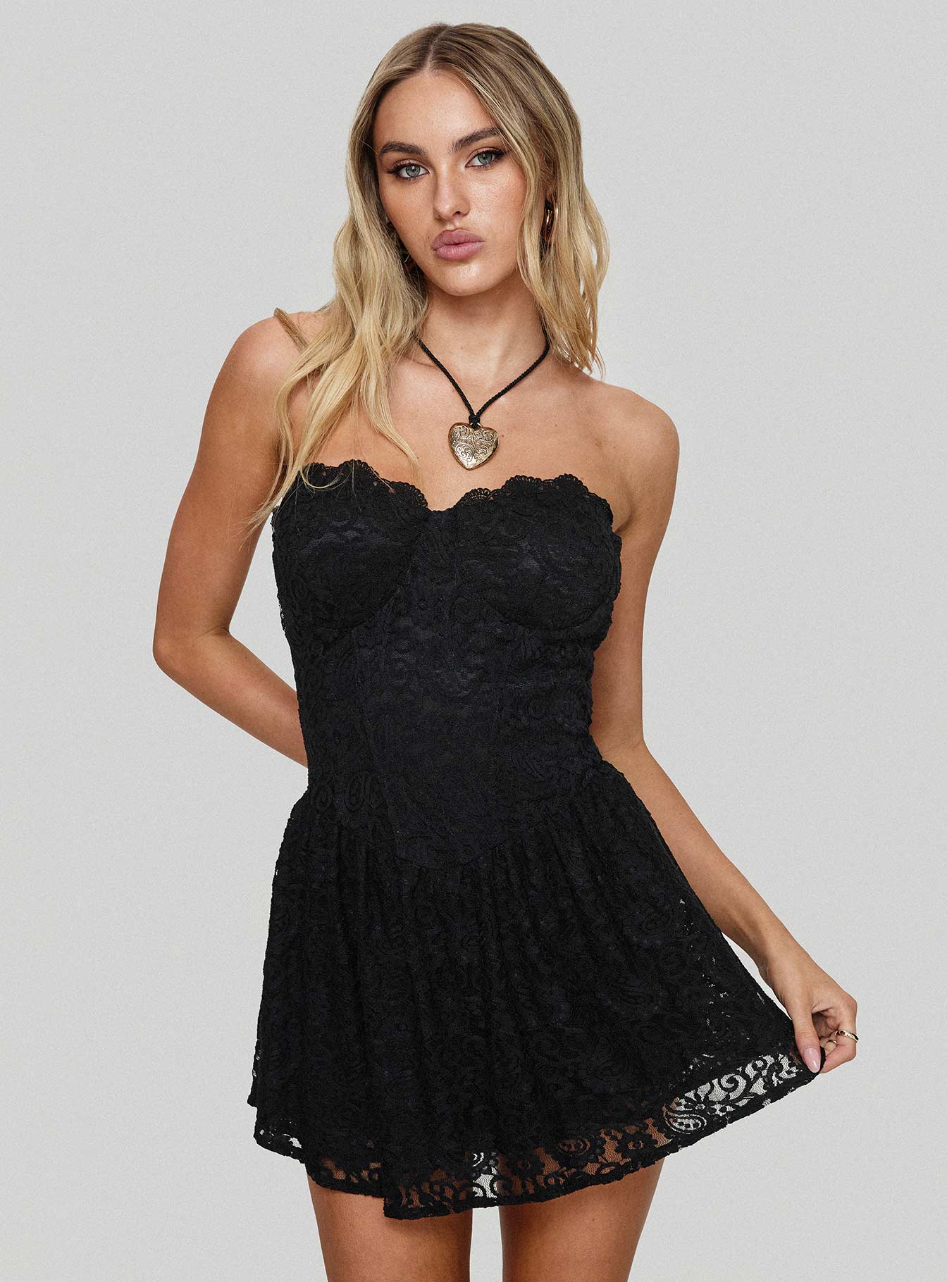 Tournus Skort Playsuit Black Enjoy Cheap Online