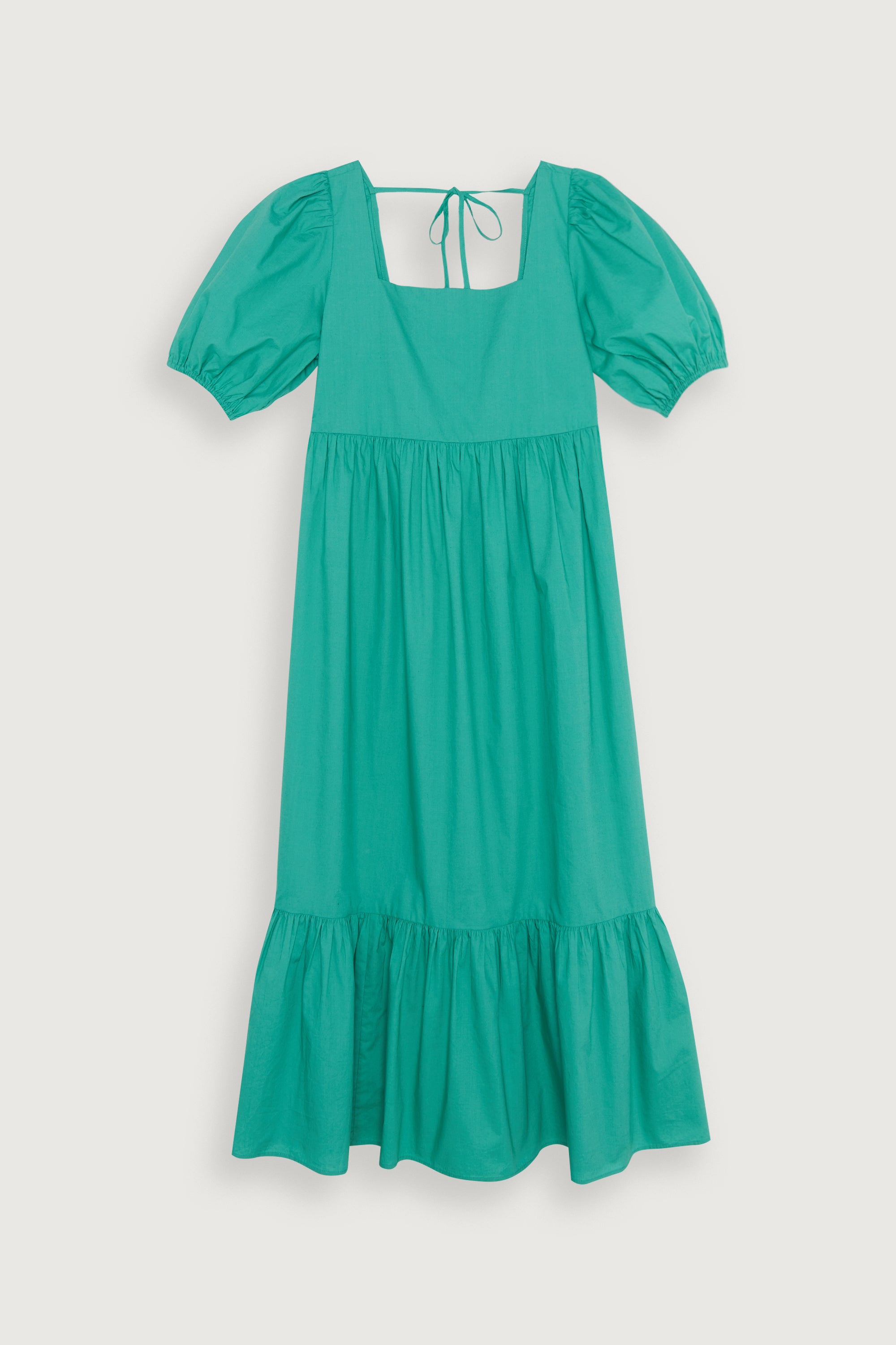 PUFF SLEEVE TIERED DRESS Outlet Great Deals