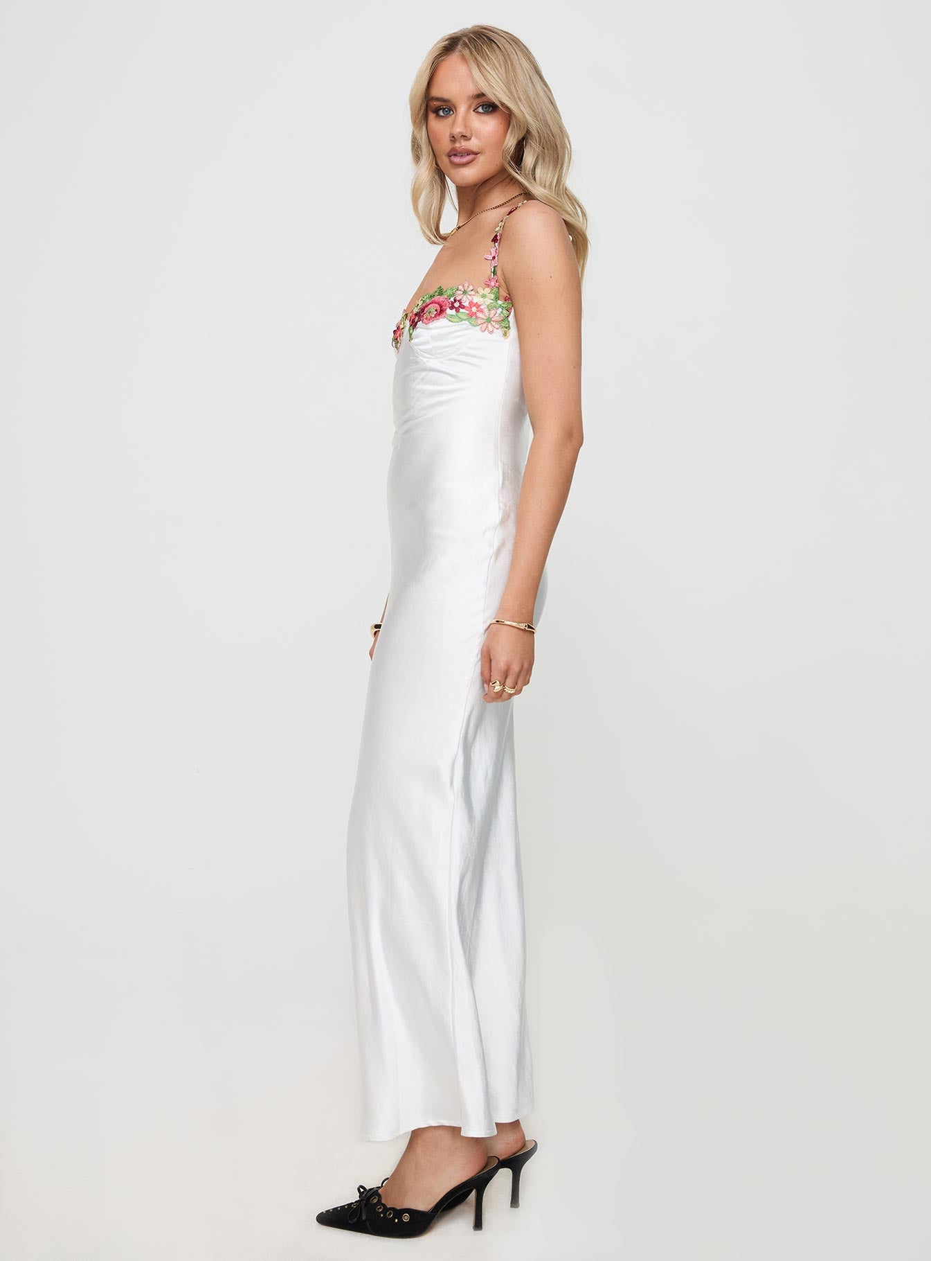 Kenzie Maxi Dress White Outlet Collections