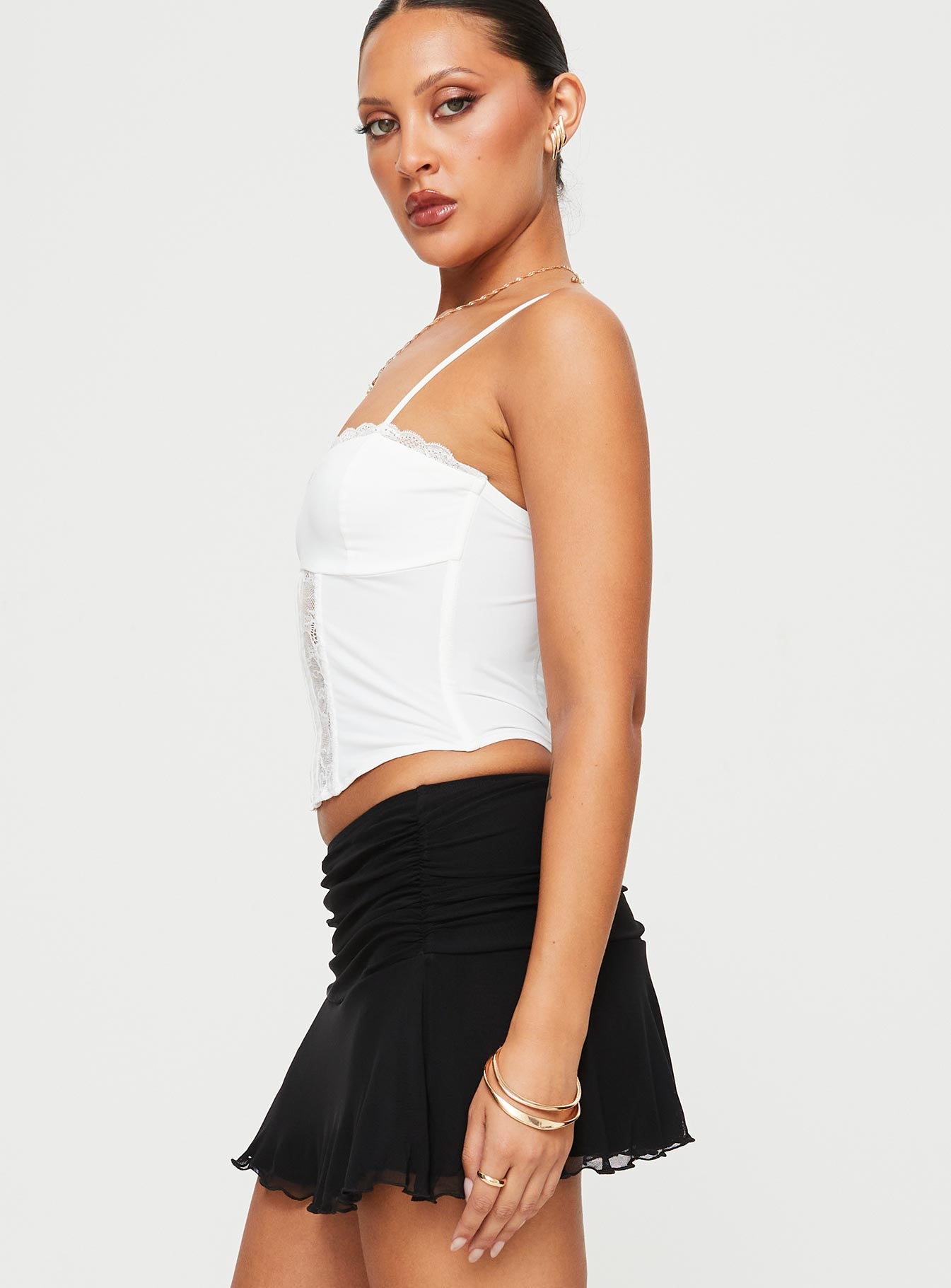 Coletto Corset Top White Buy Cheap With Credit Card