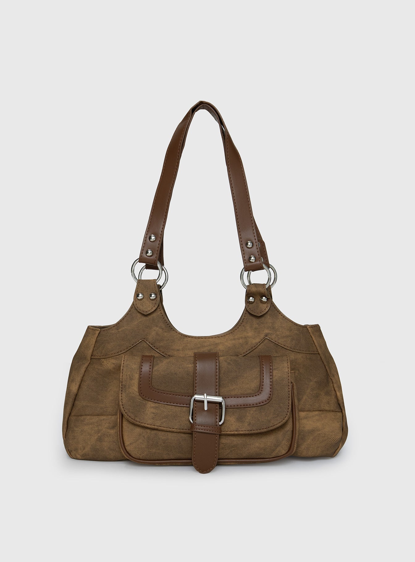 Airlea Shoulder Bag Brown Clearance Extremely