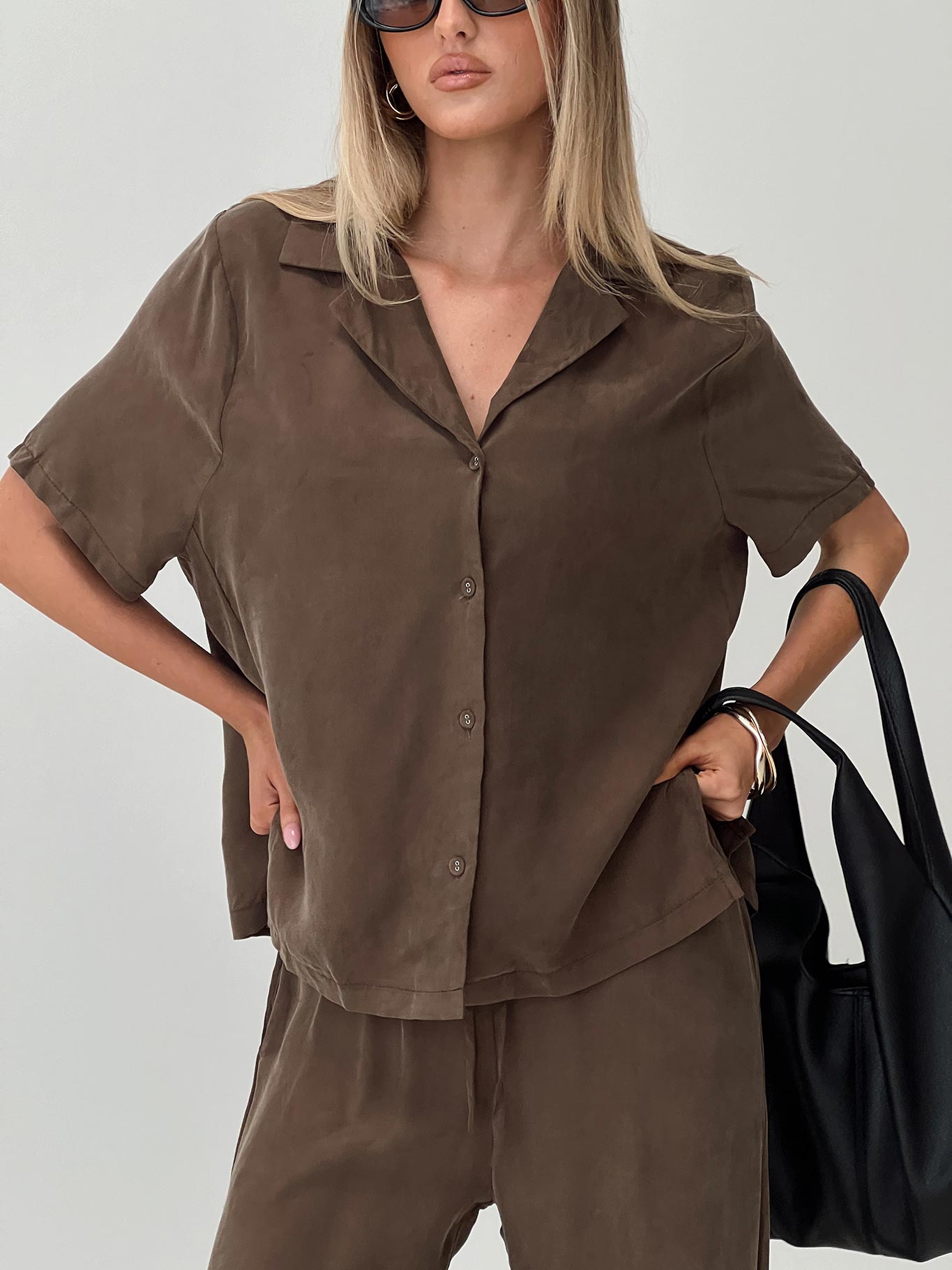 Tranquilis Shirt Brown Sale Cheap Online