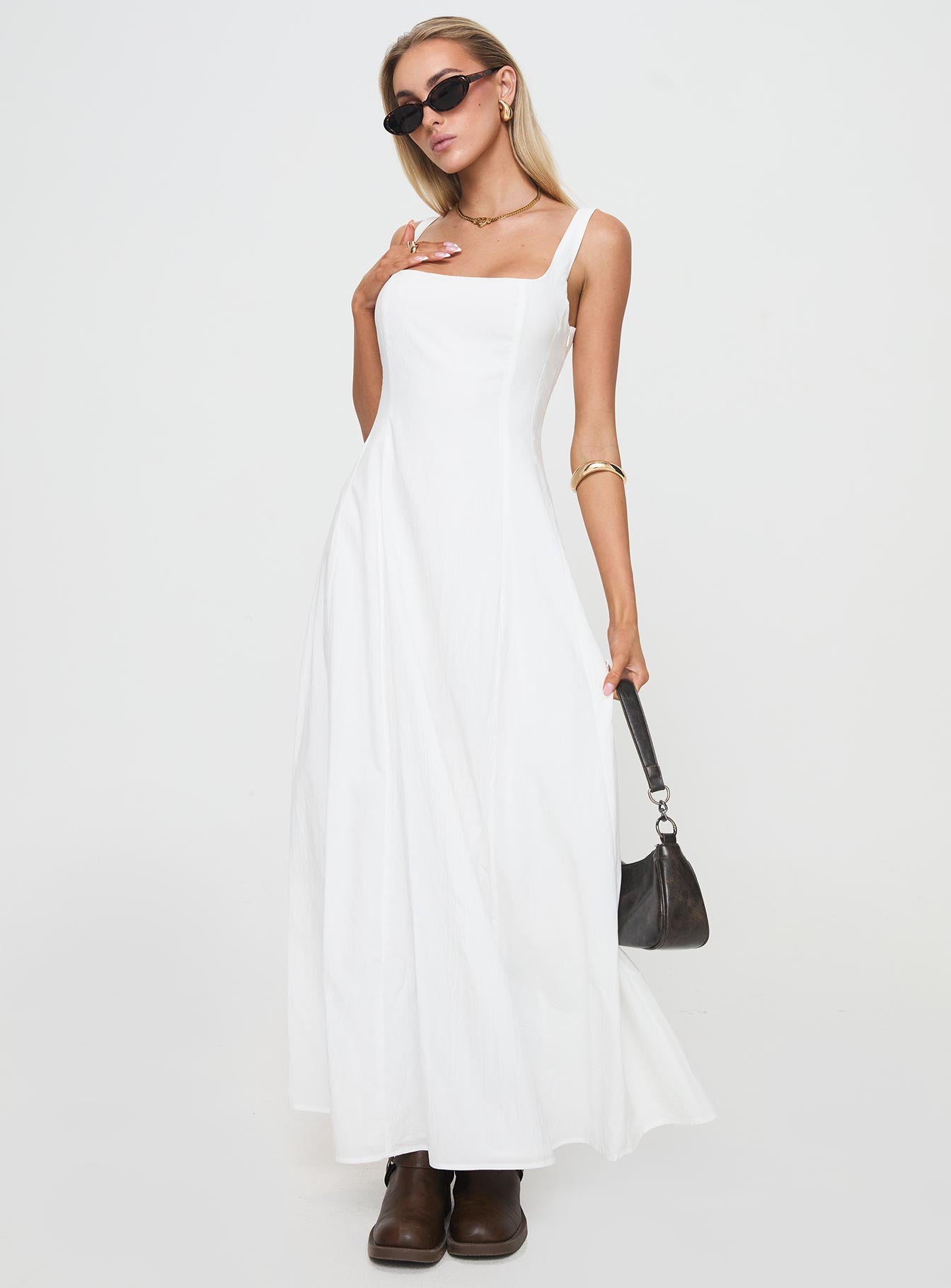 You Can Maxi Dress White Discount Big Sale