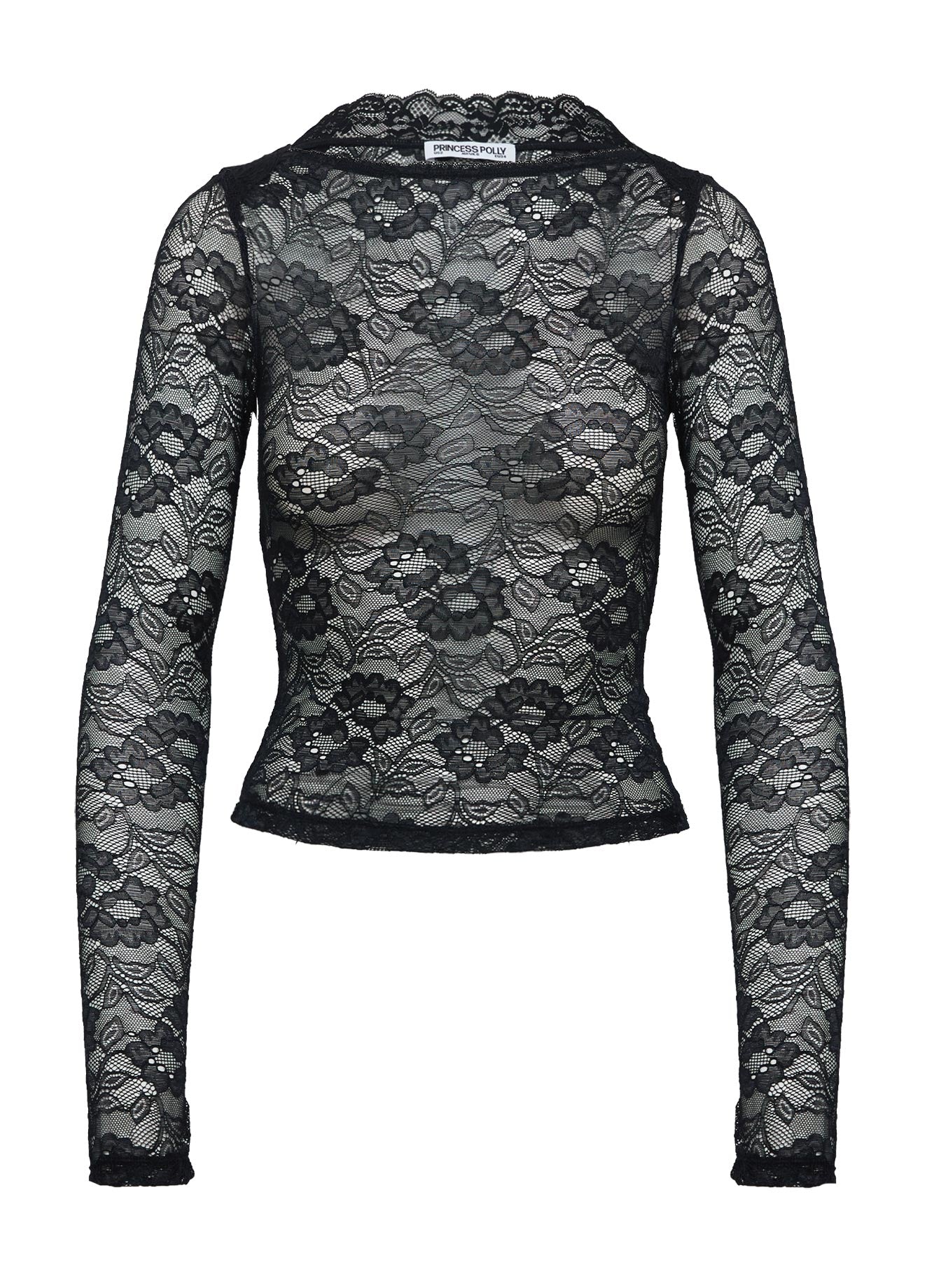 Risque Long Sleeve Top Black Outlet Low Pice Fee Shipping