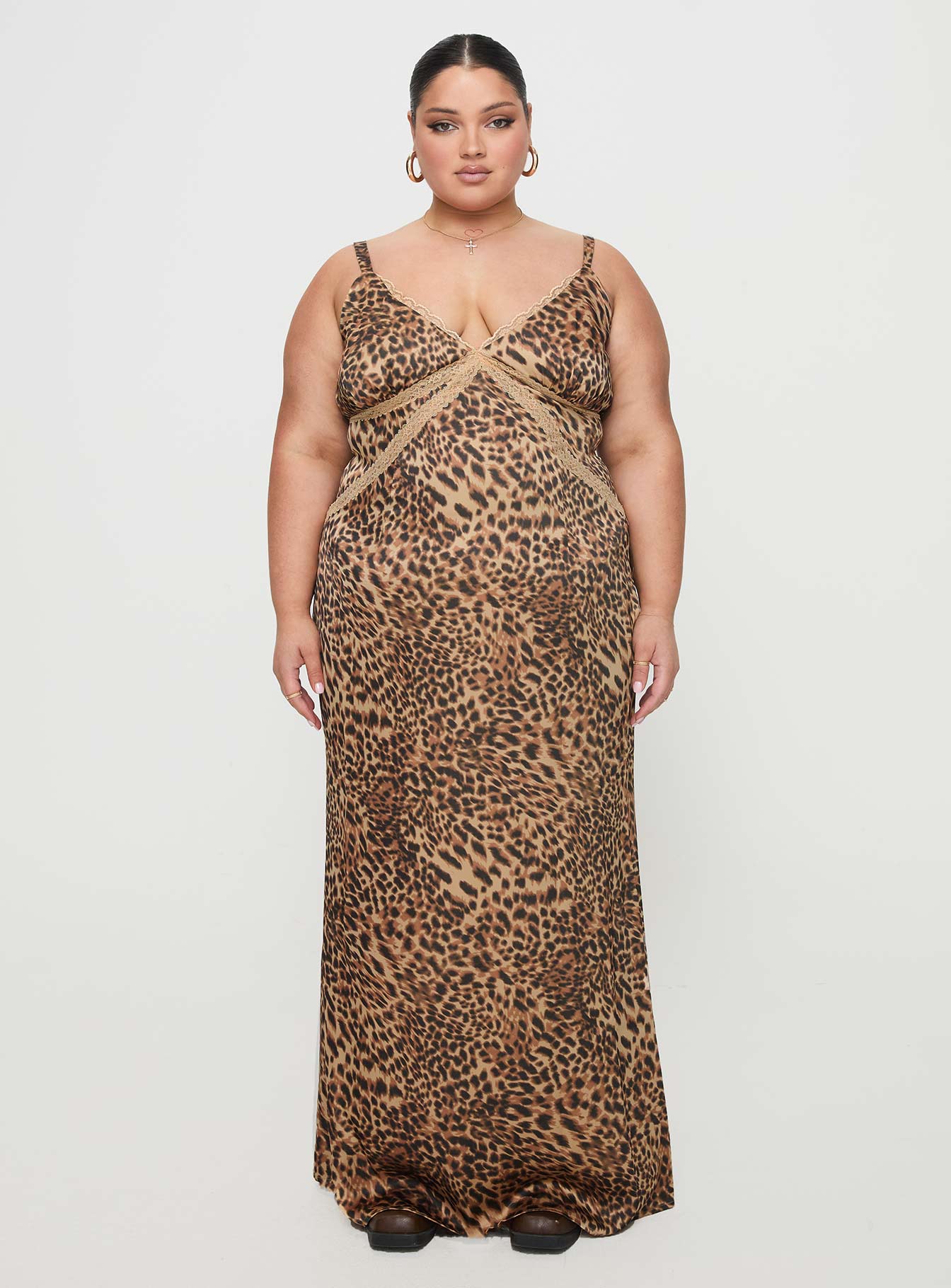 Sanctuary Maxi Dress Leopard Curve Pay With Visa For Sale