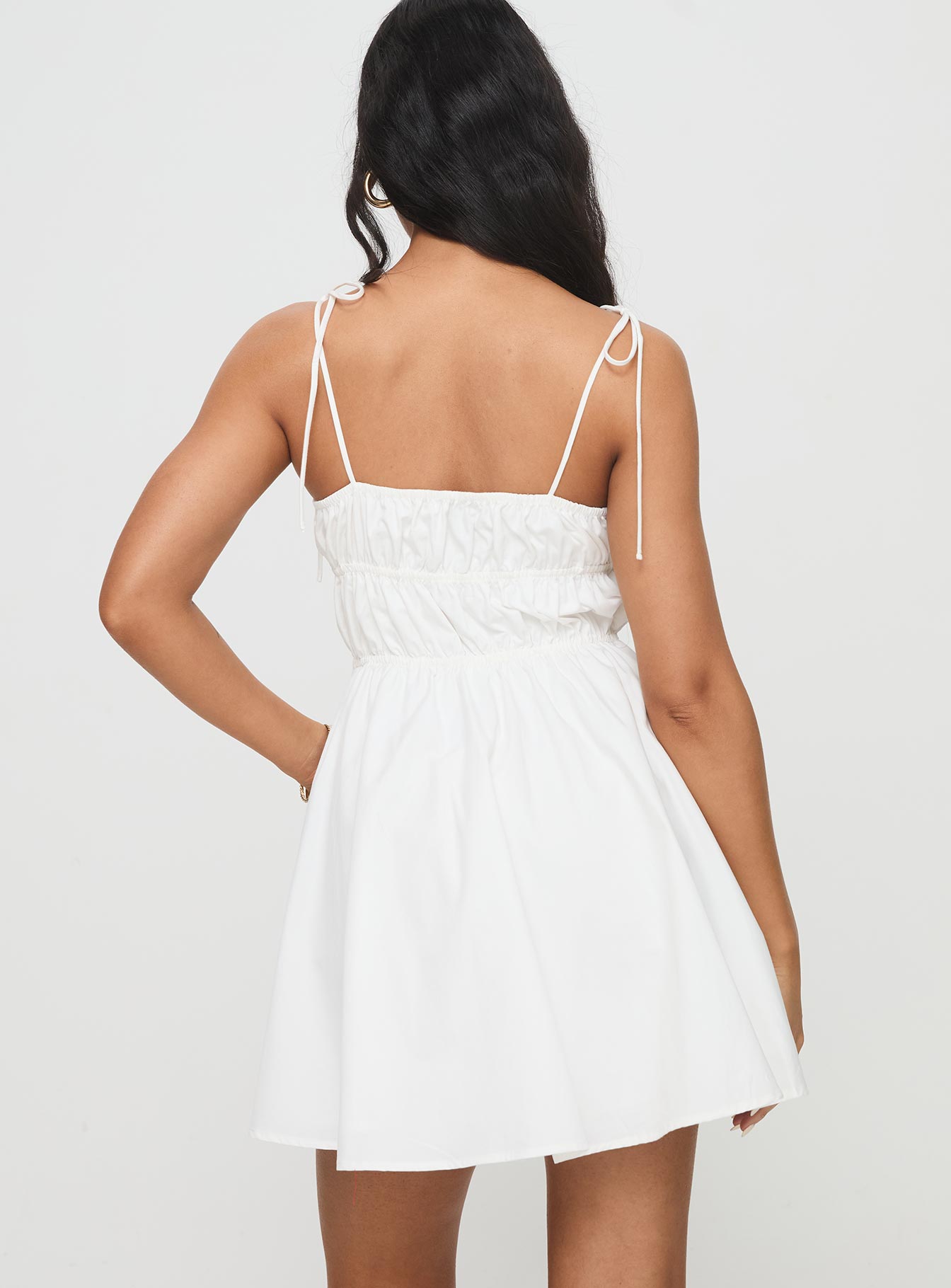 Jacksonne Mini Dress White Cheap Online Store Manchester