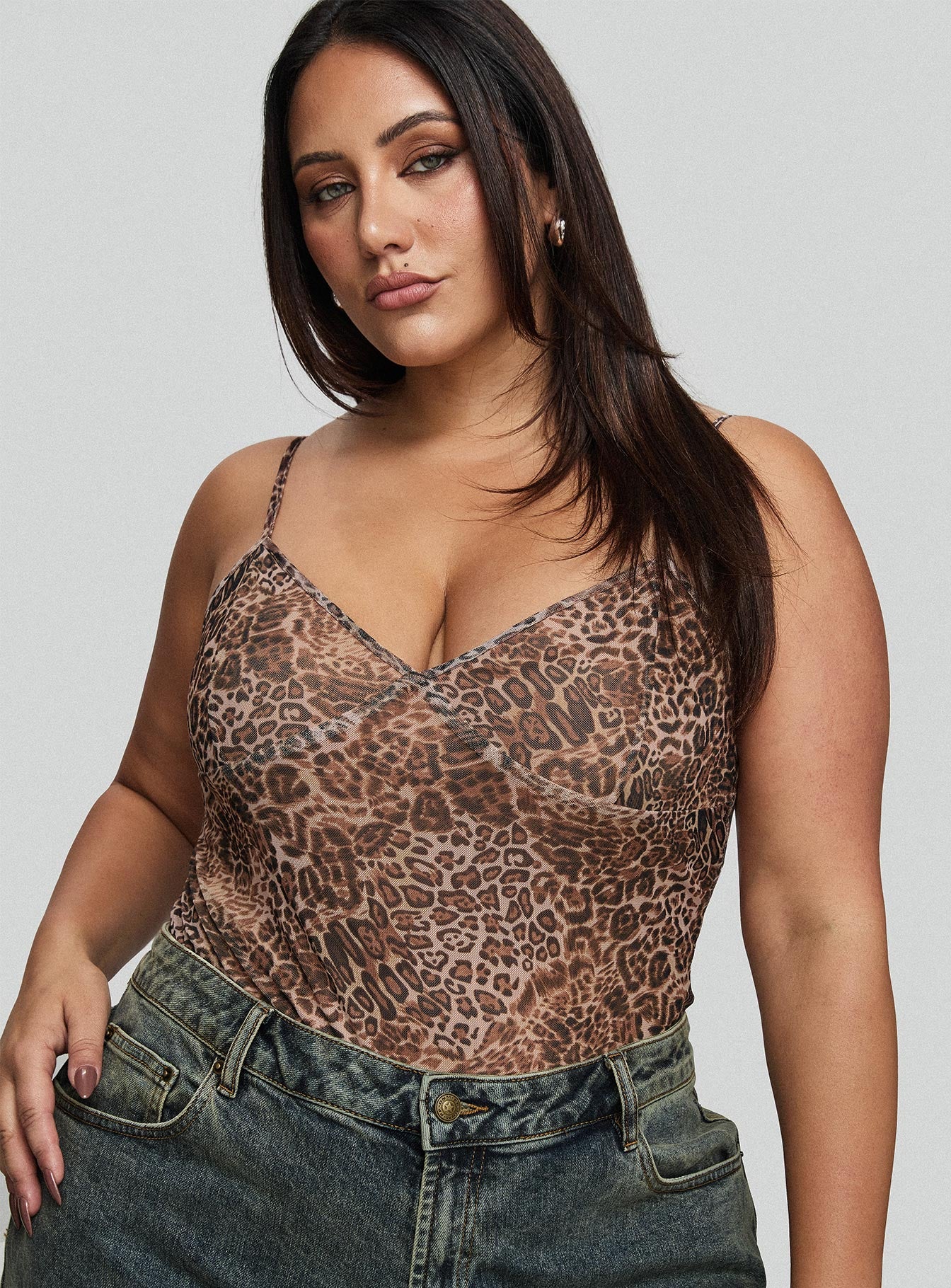 Elixia Bodysuit Leopard Curve Buy Cheap Browse