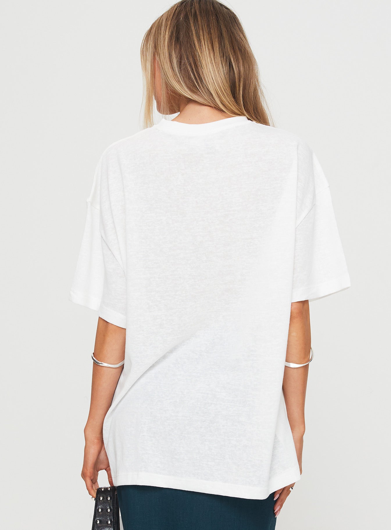 Cloud Cassette Oversized Tee White Best Wholesale Cheap Pice