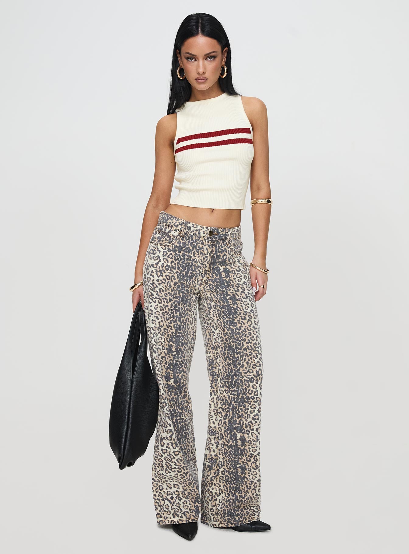 Top Model Jeans Leopard Fade In China Cheap Pice