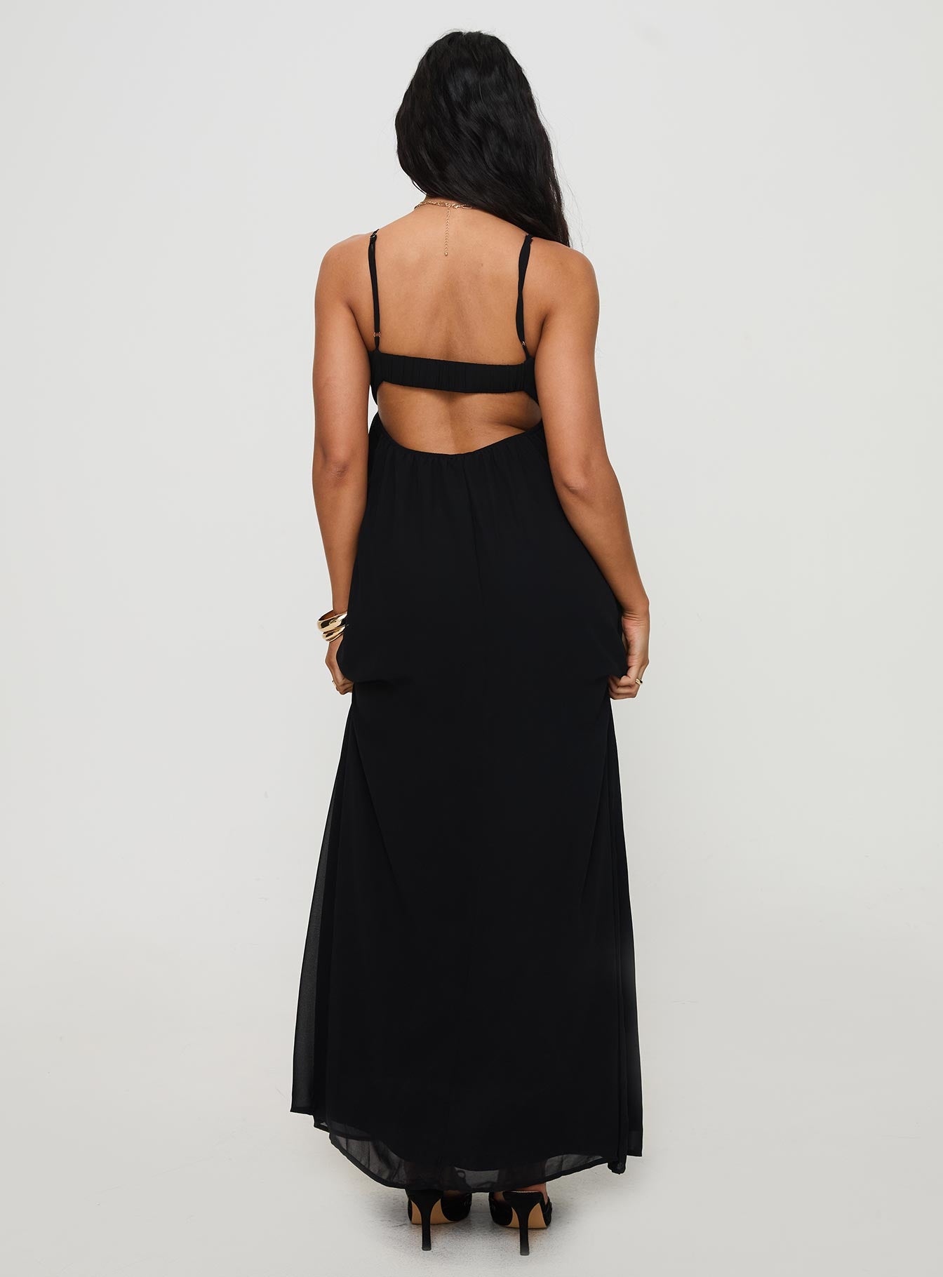 Granno Maxi Dress Black Best Place Online