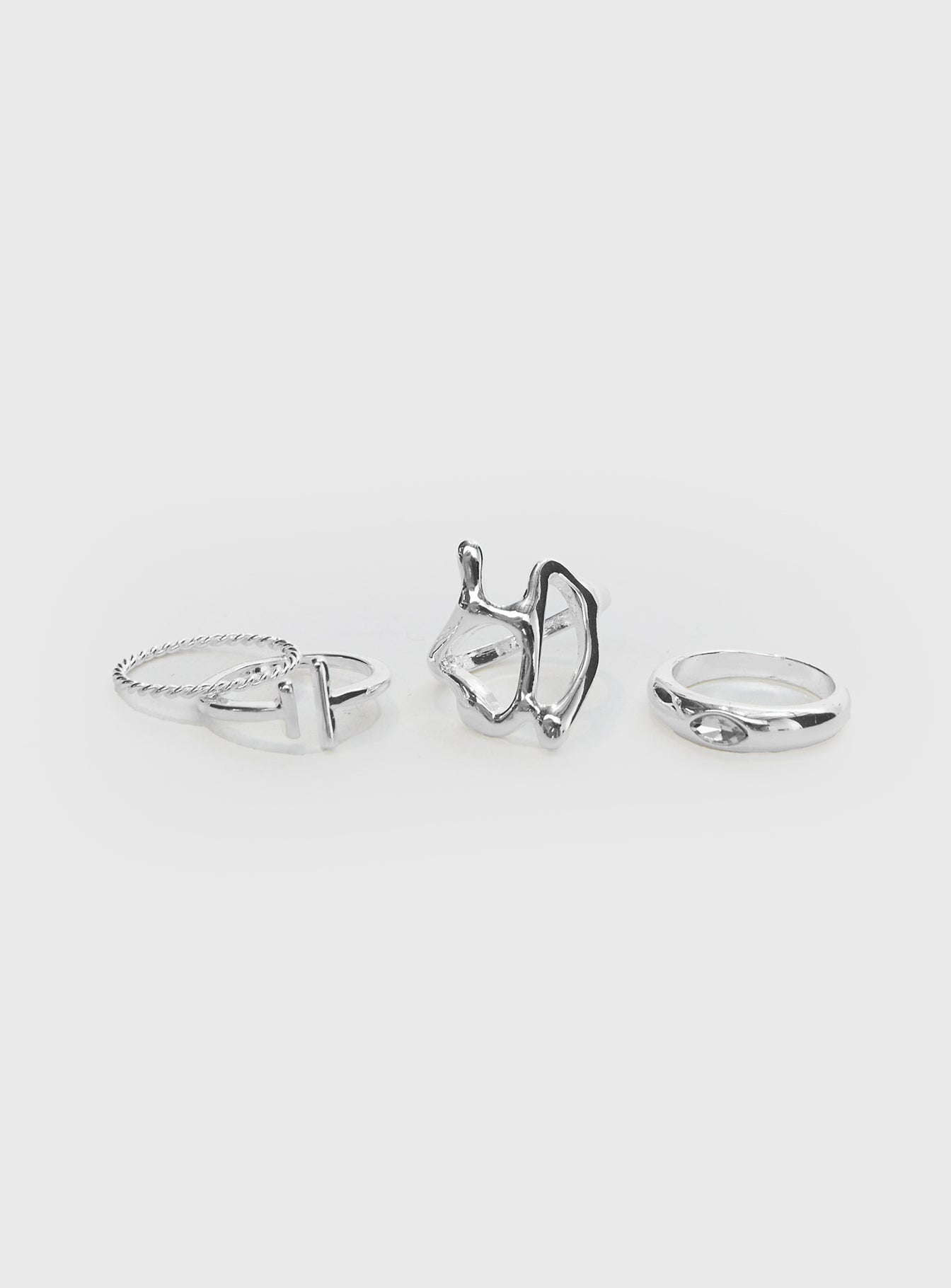 Better Together Ring Set Silver With Mastercard For Sale