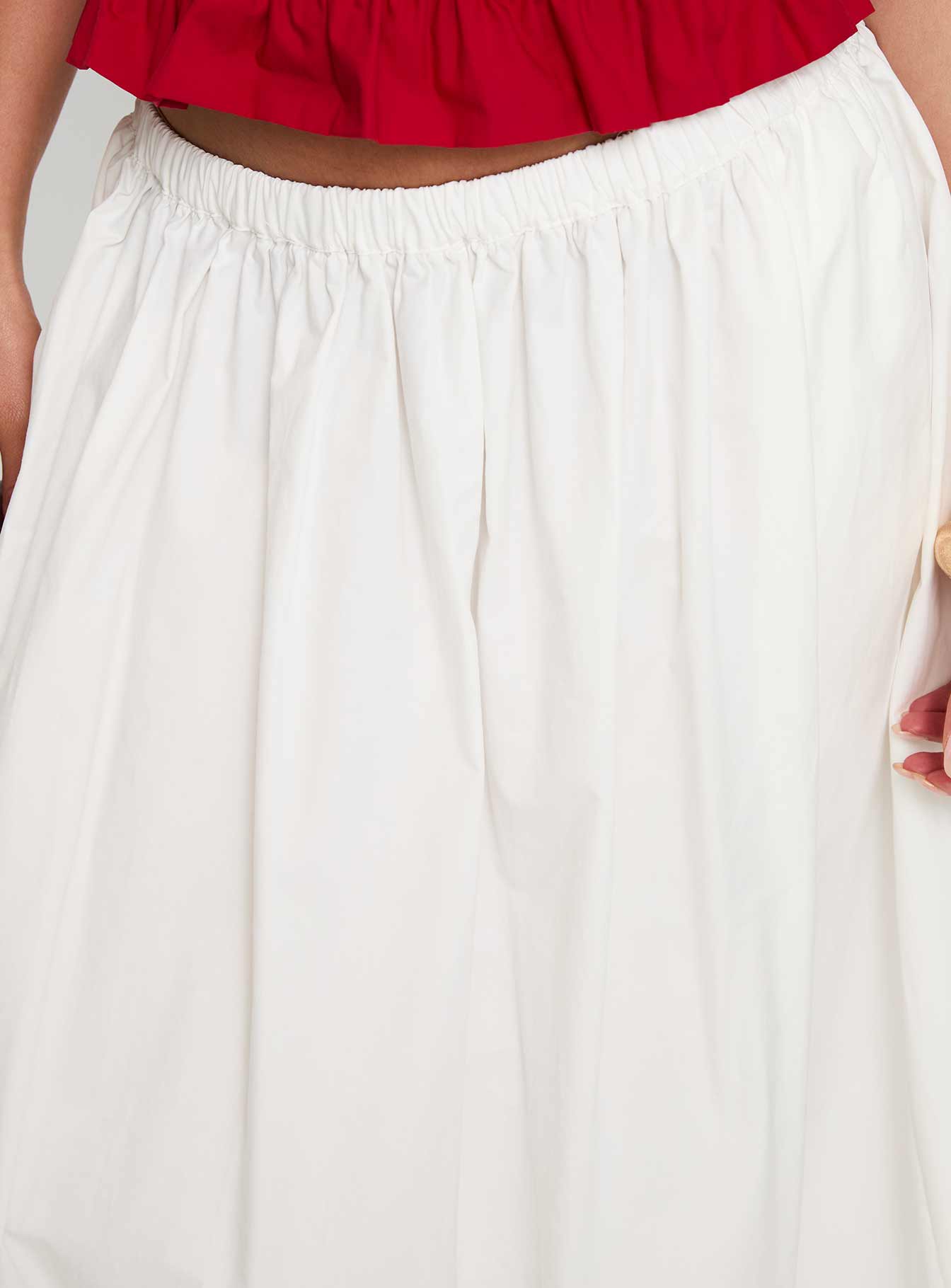 Felipa Maxi Skirt White Buy Cheap Many Kinds Of