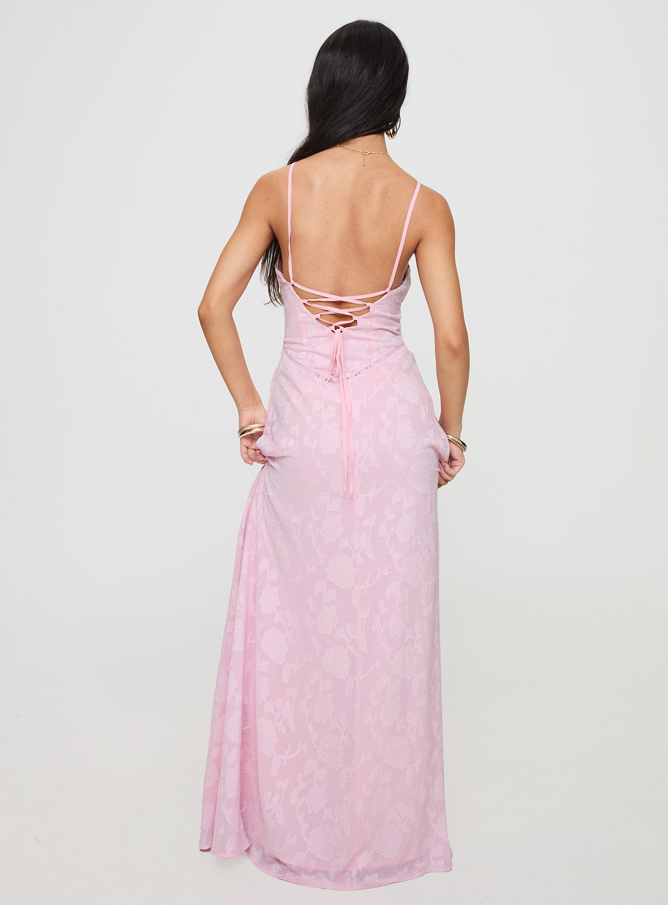 South Of France Maxi Dress Pink Free Shipping Looking For