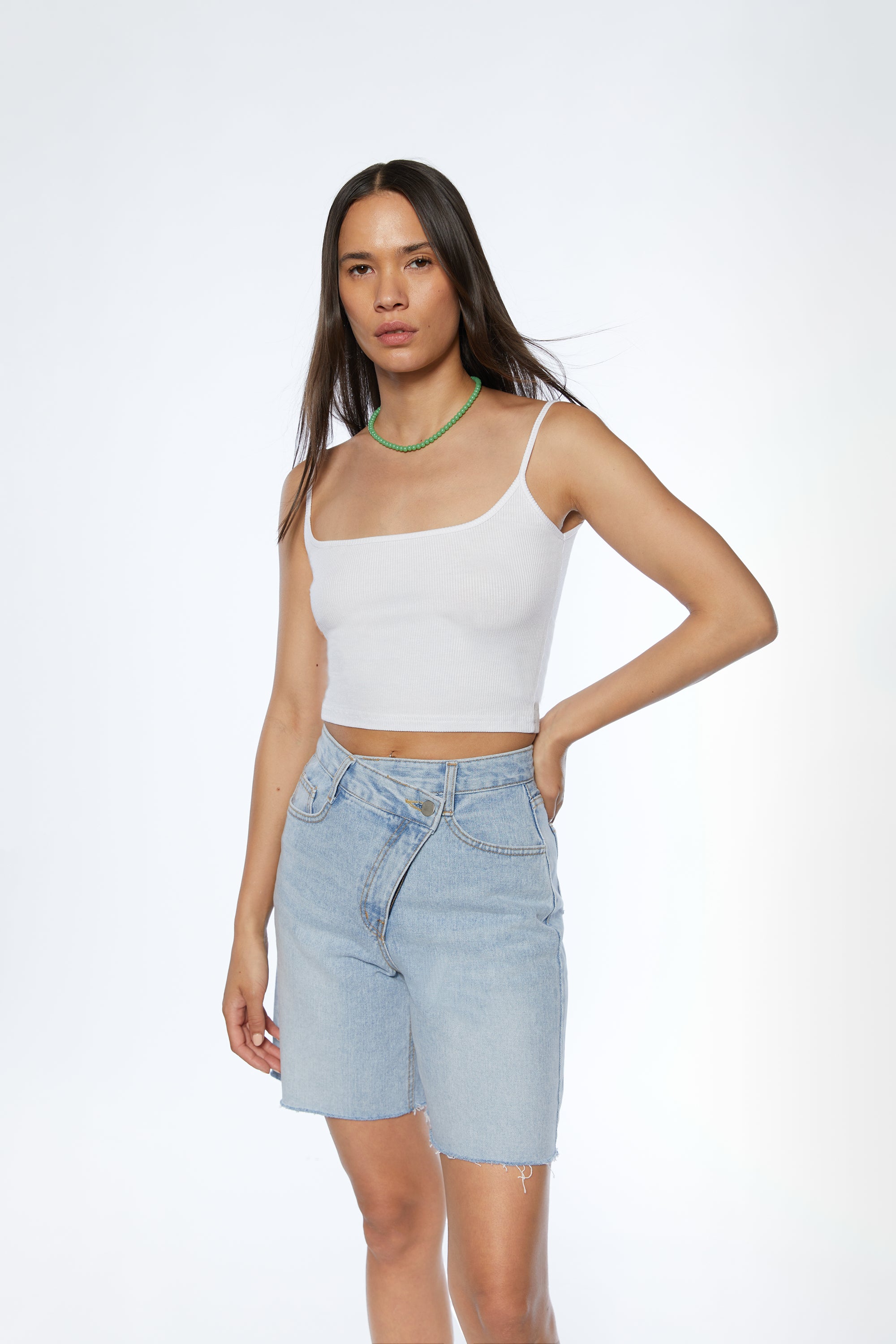 RIBBED CROPPED TANK Discounts Sale Online