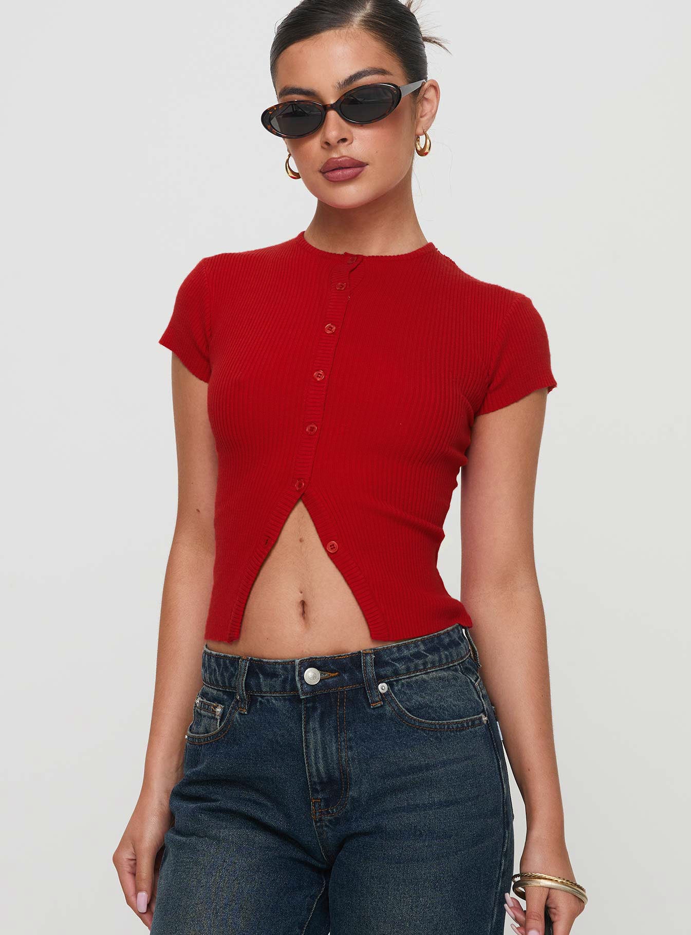 Suzu Top Red Outlet For Nice