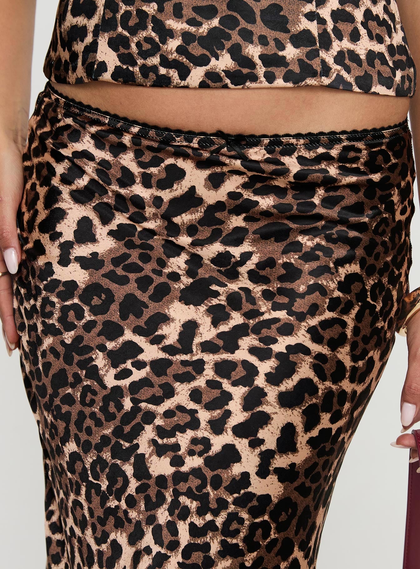 Enigmatic Maxi Skirt Leopard For Nice Cheap Price