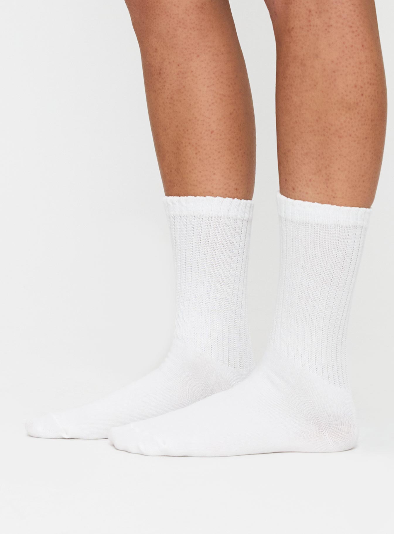 Sama Slouch Sock White Newest Cheap Online