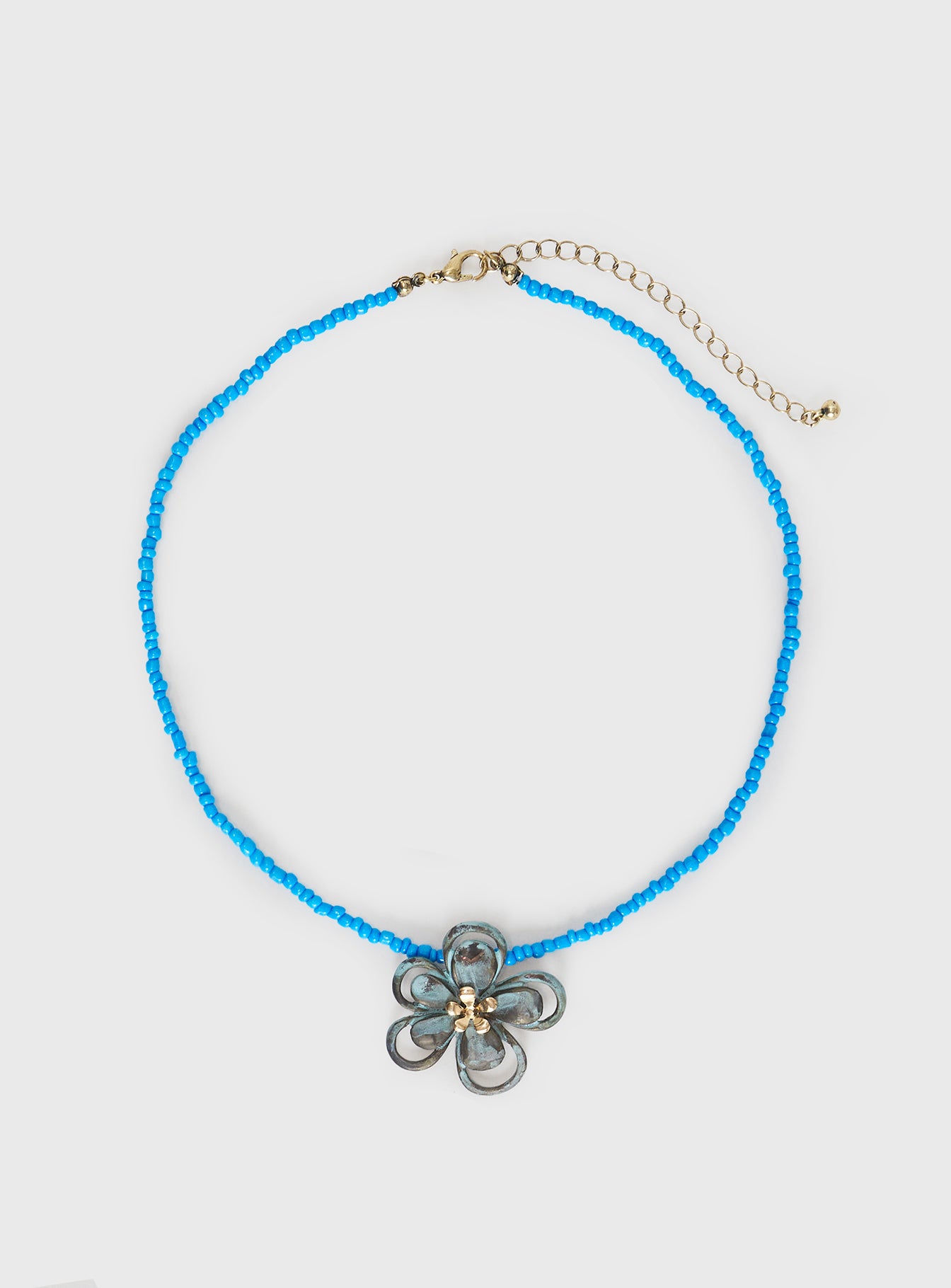 Hold On Tight Necklace Blue Cheap Sale Visit