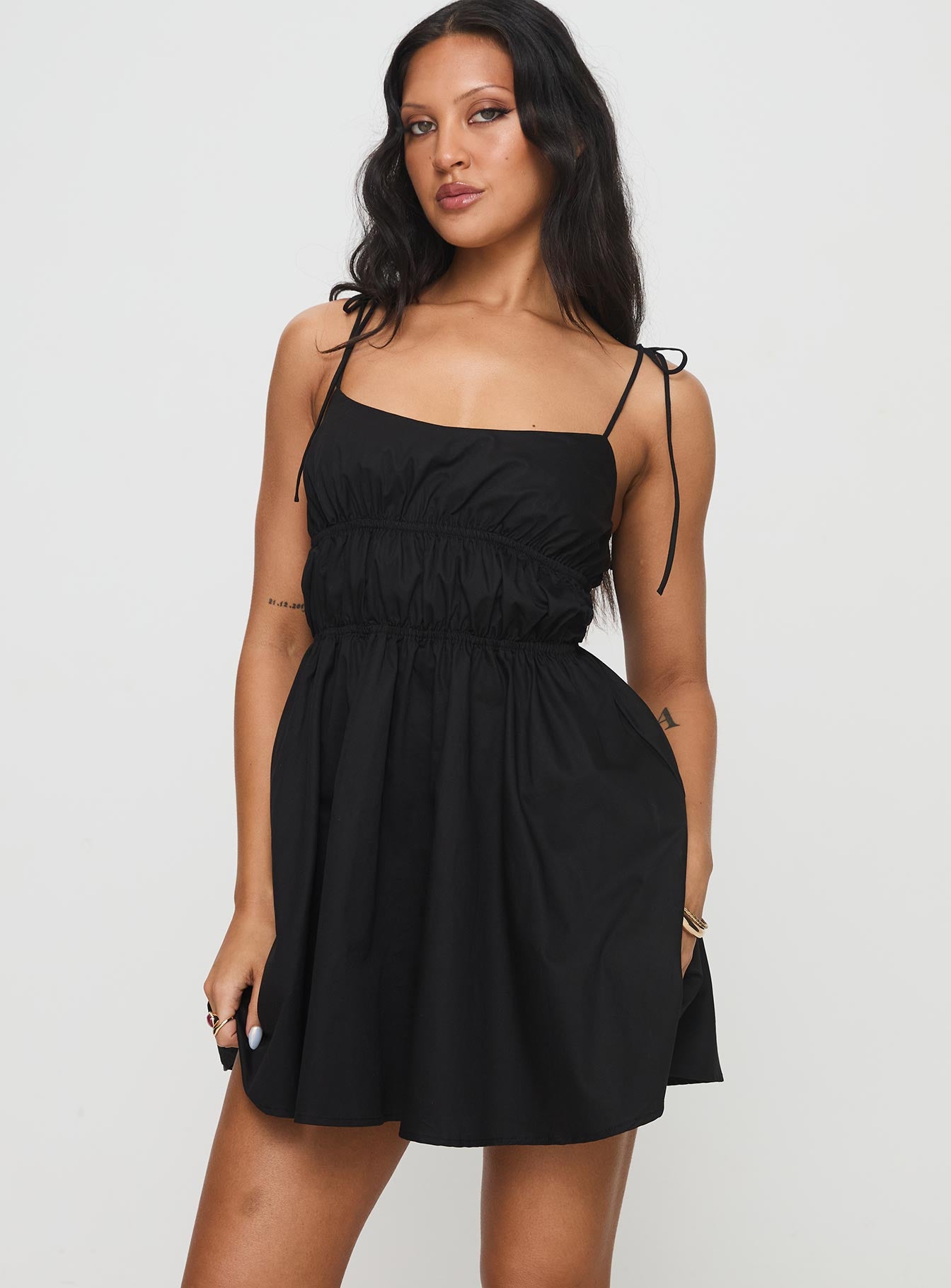 Jacksonne Mini Dress Black Manchester Sale Online