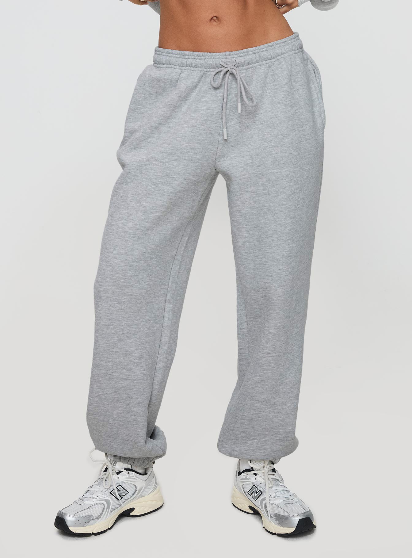 Dream Fleece Ankle Cuff Sweatpants Grey Marle Brand New Unisex Sale Online