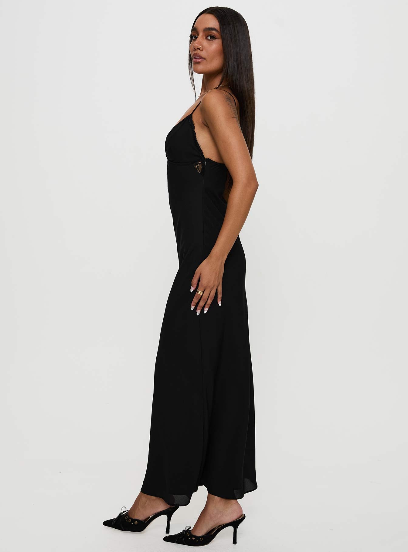 Artea Maxi Dress Black Really Cheap