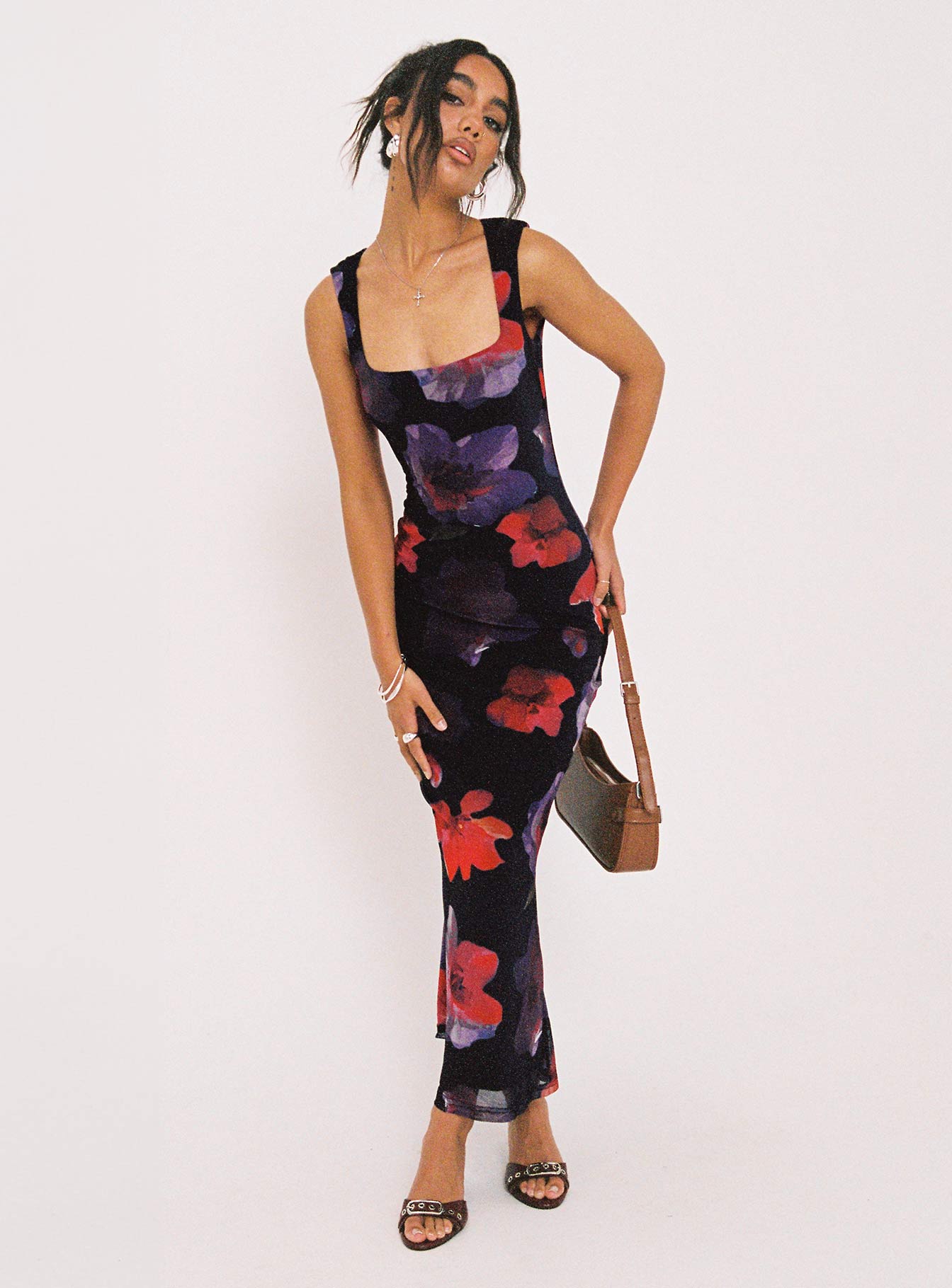 Eviana Maxi Dress Floral Free Shipping Supply