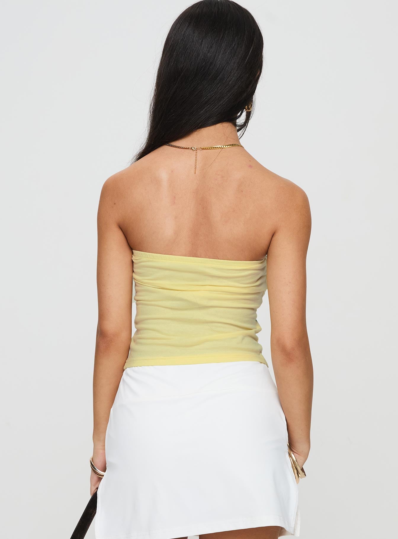 Fiji Strapless Top Yellow Buy Cheap Wiki