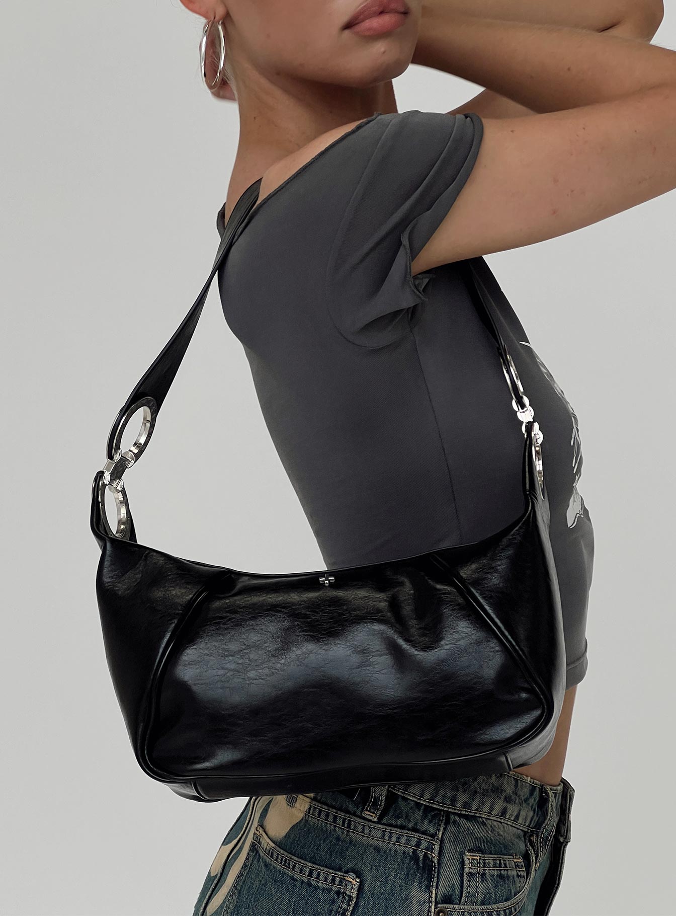 Kaycee Shoulder Bag Black Stockist Online