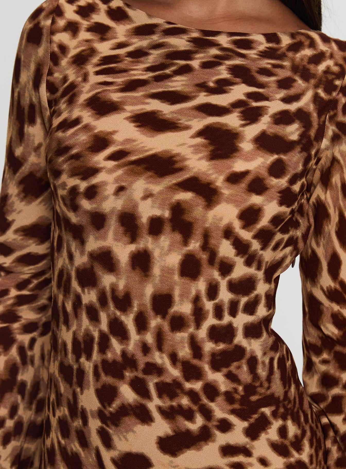 Halo Bias Mini Dress Leopard Buy Cheap Looking For