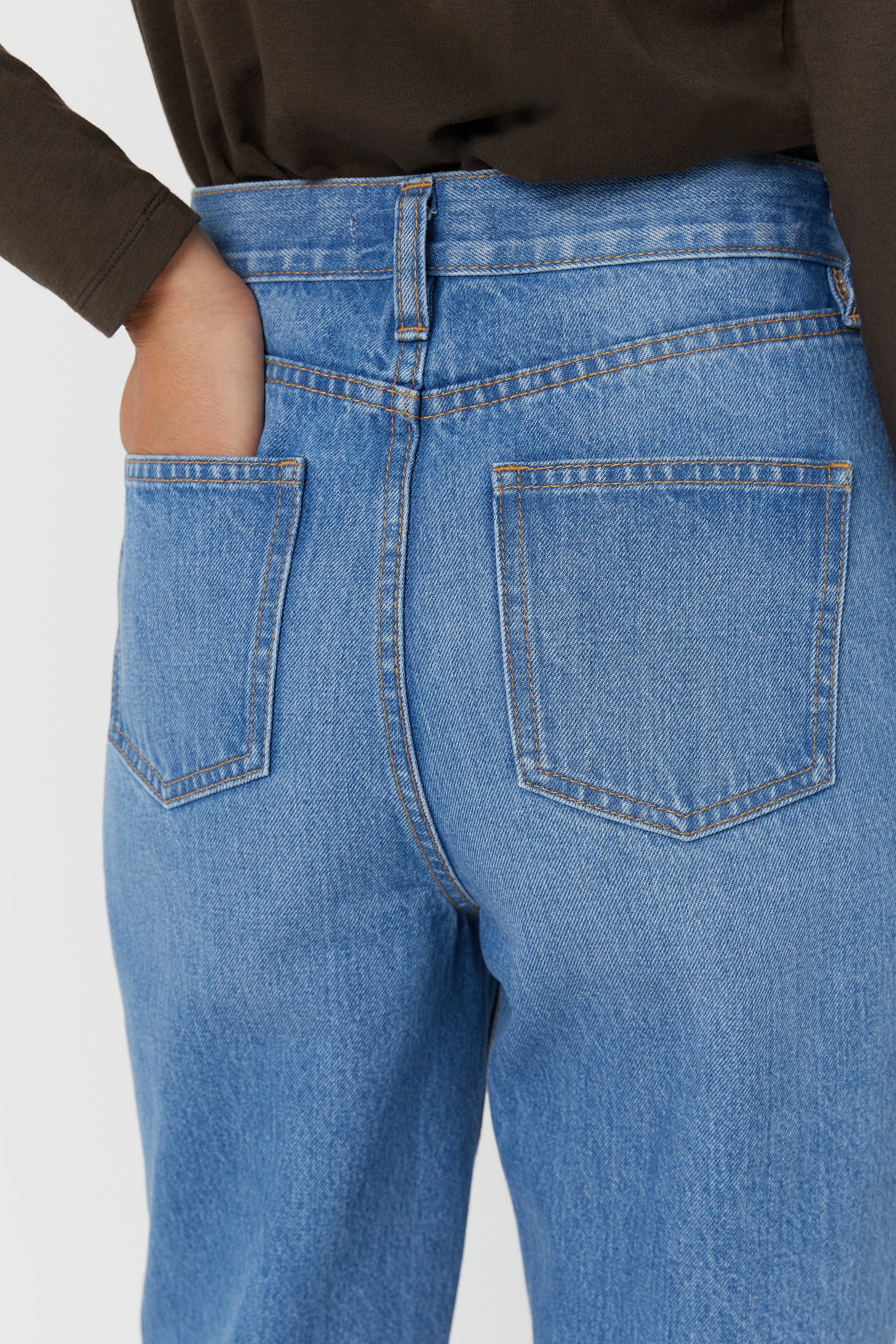 HIGH WAISTED TAPERED JEANS Popular Sale Online