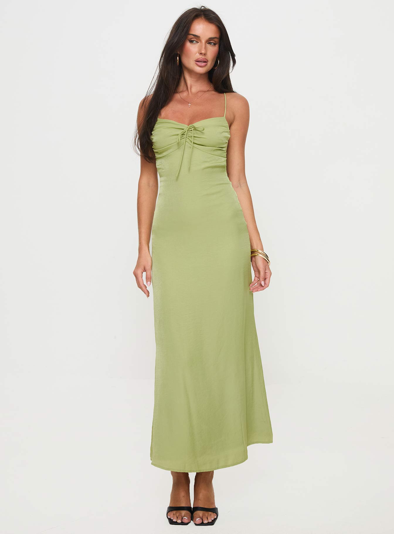 Kristyn Maxi Dress Green Clearance Extremely