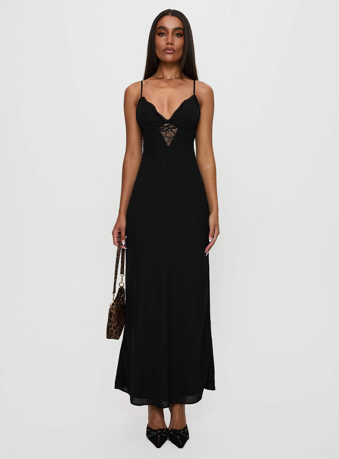 Artea Maxi Dress Black Really Cheap