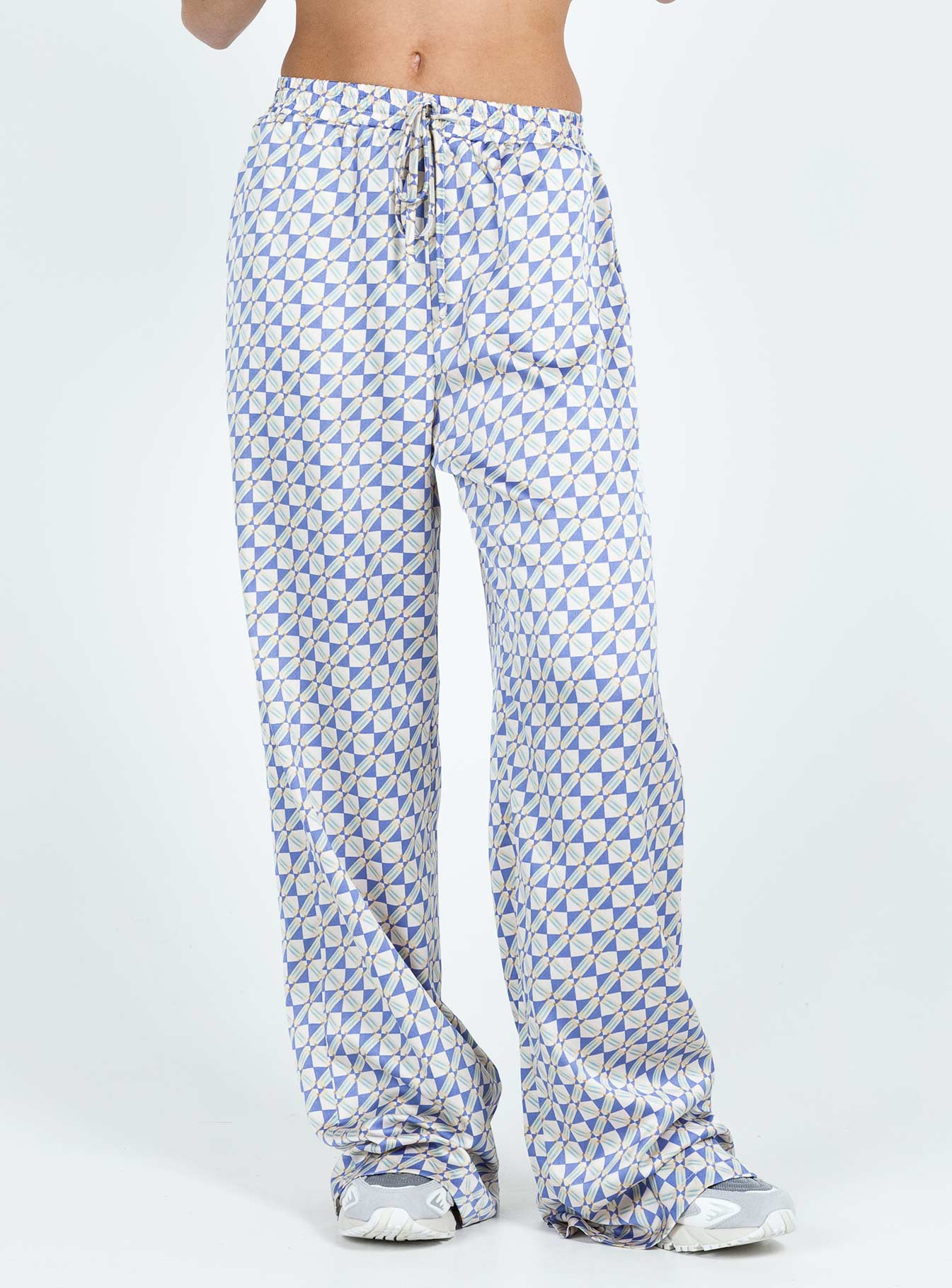 Golda Pant Blues Geo Low Pice Sale Online