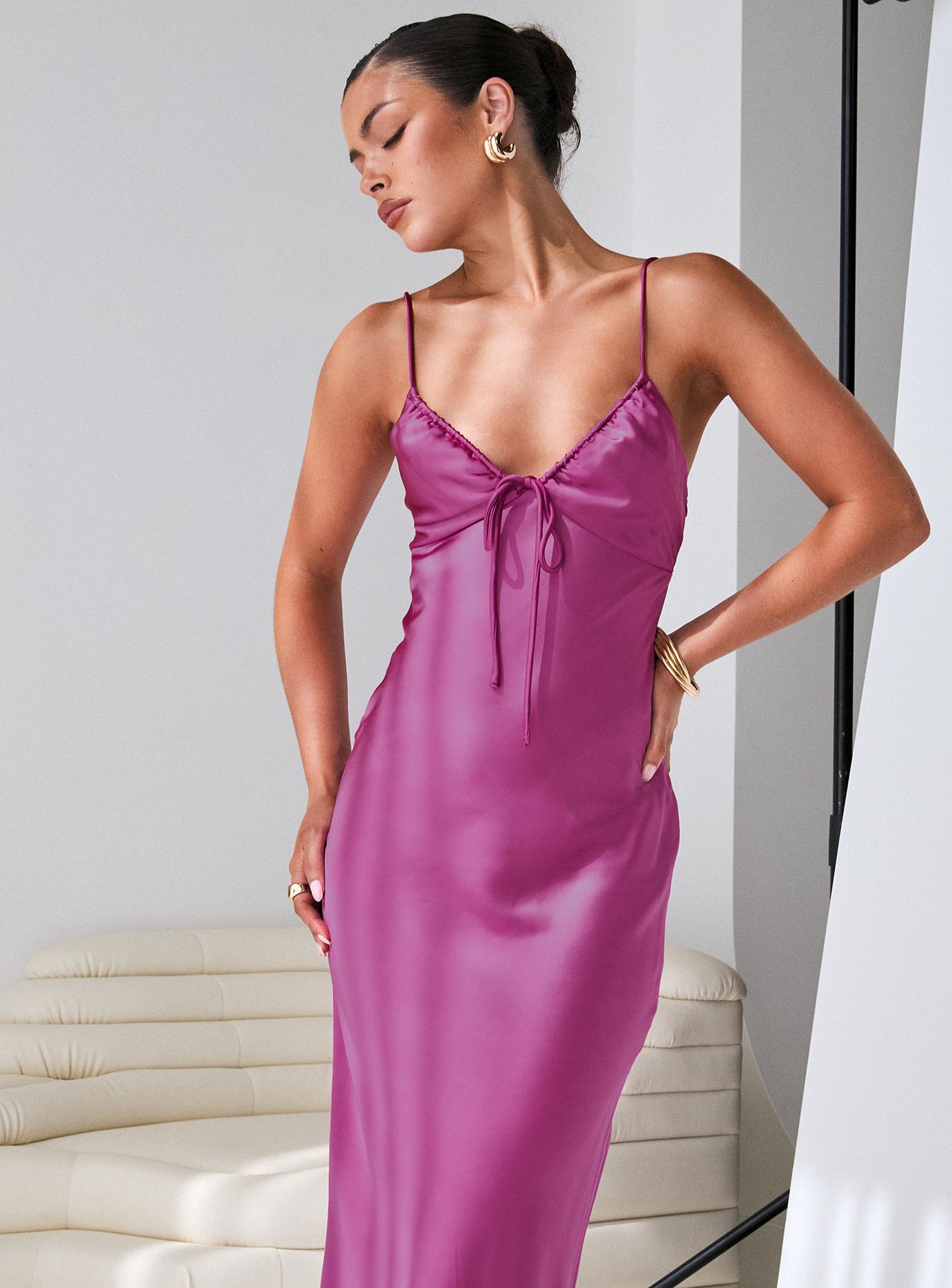 Maguire Maxi Dress Purple Discount Pay With Paypal