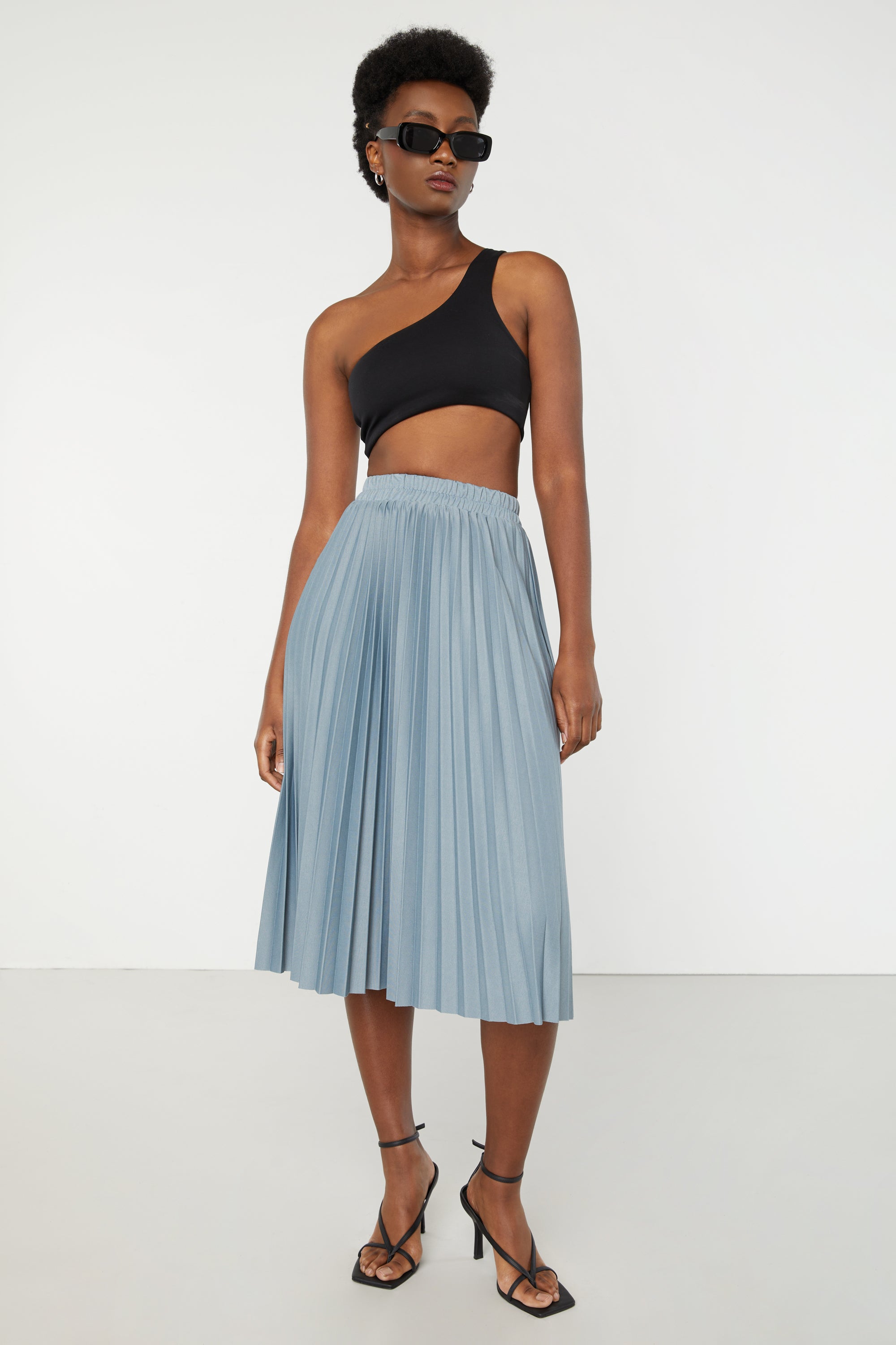 MIDI PLEATED SKIRT Free Shipping Clearance