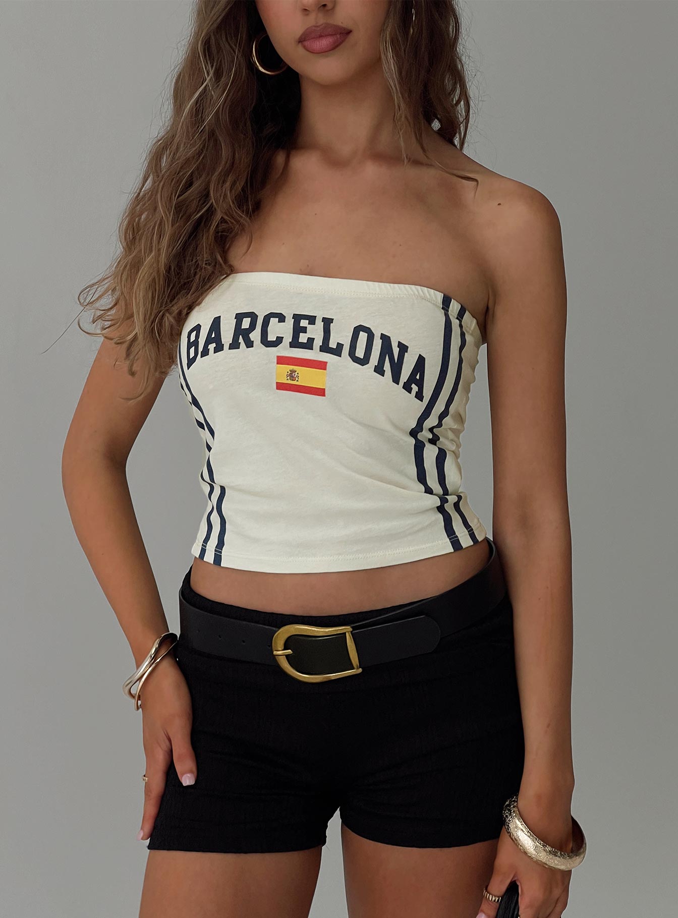 Barcelona Tube Top White Buy Cheap How Much