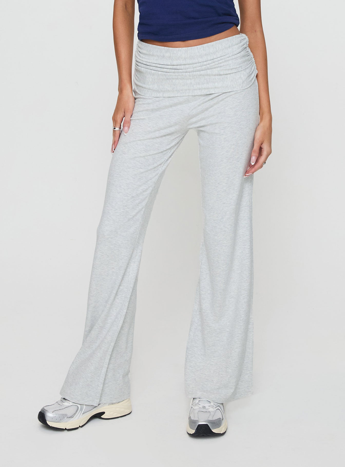 Aire Ruched Pants Grey Cheap Sale Newest