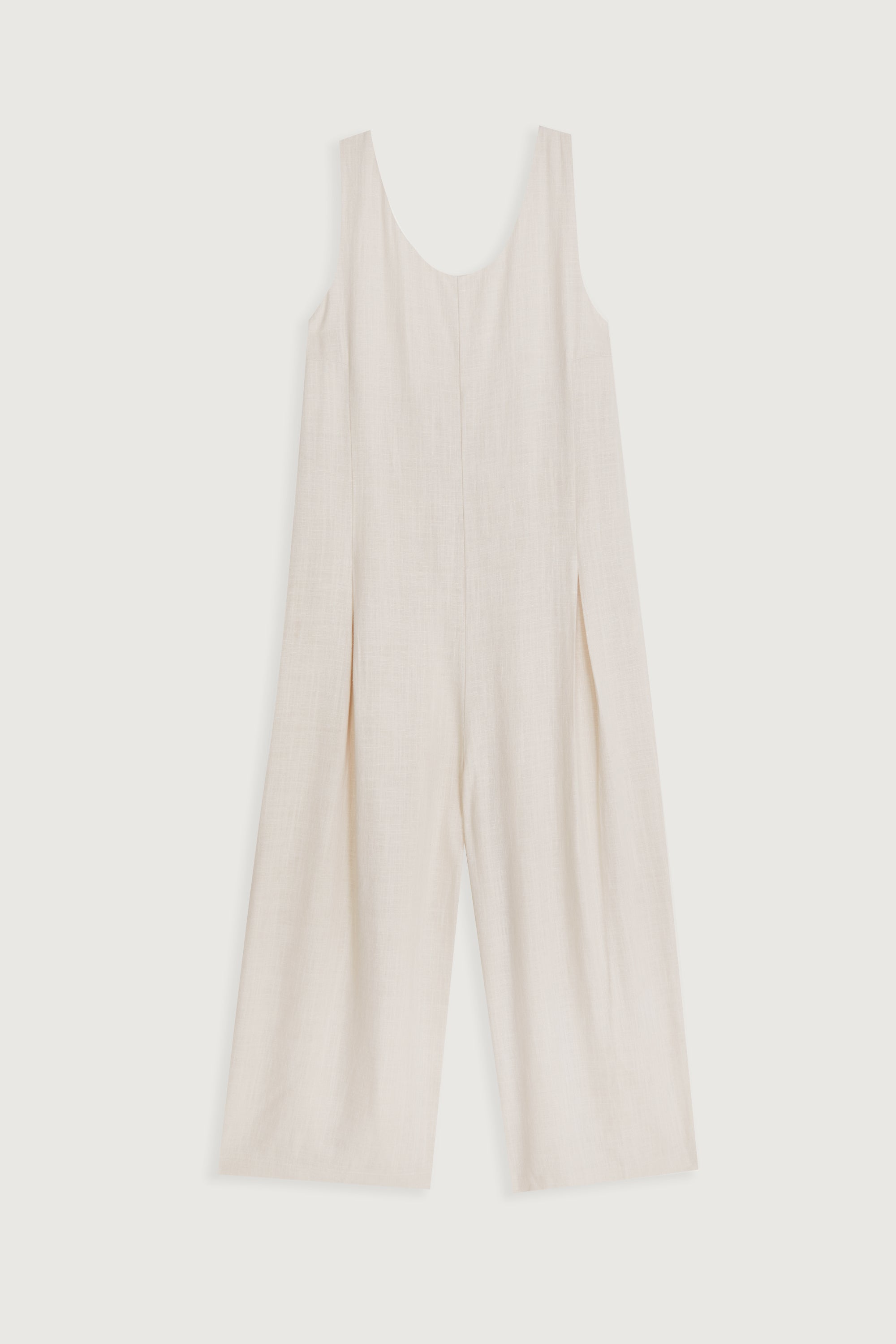 LINEN BLEND JUMPSUIT Outlet 2025 Unisex