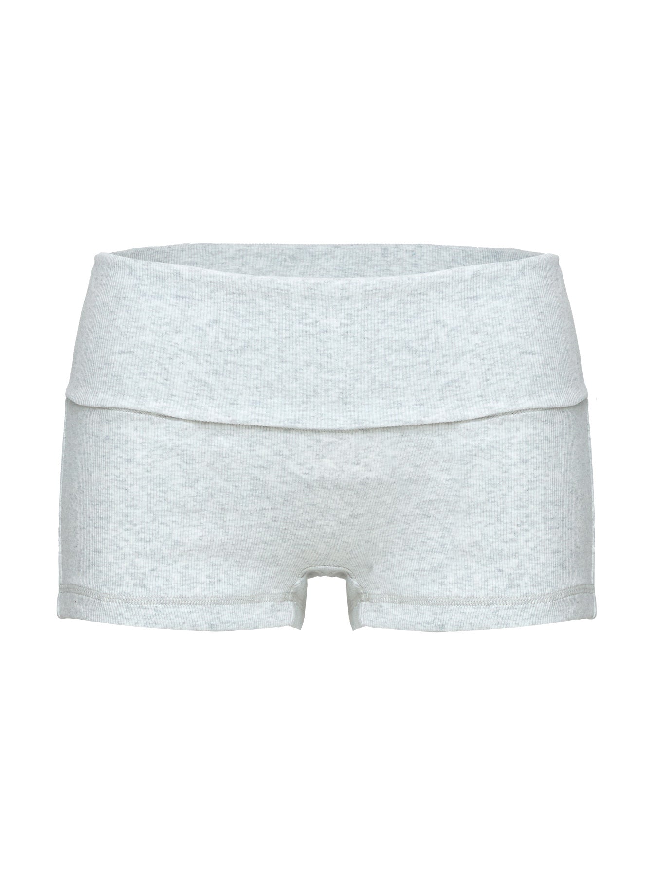 Baseline Low Rise Rib Shorts Grey Marle 100% Original Sale Online