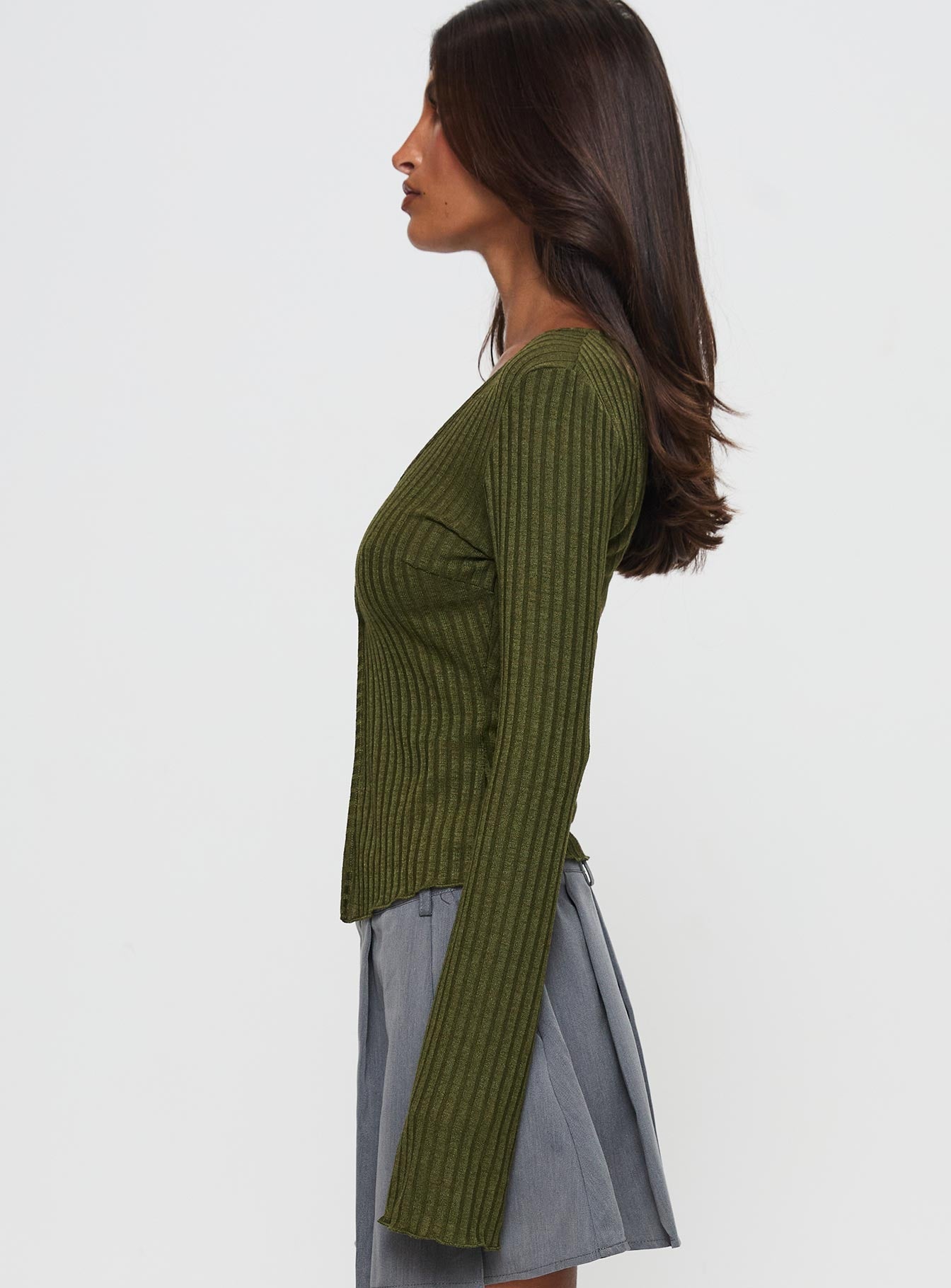 Allona Long Sleeve Top Green Outlet Amazon