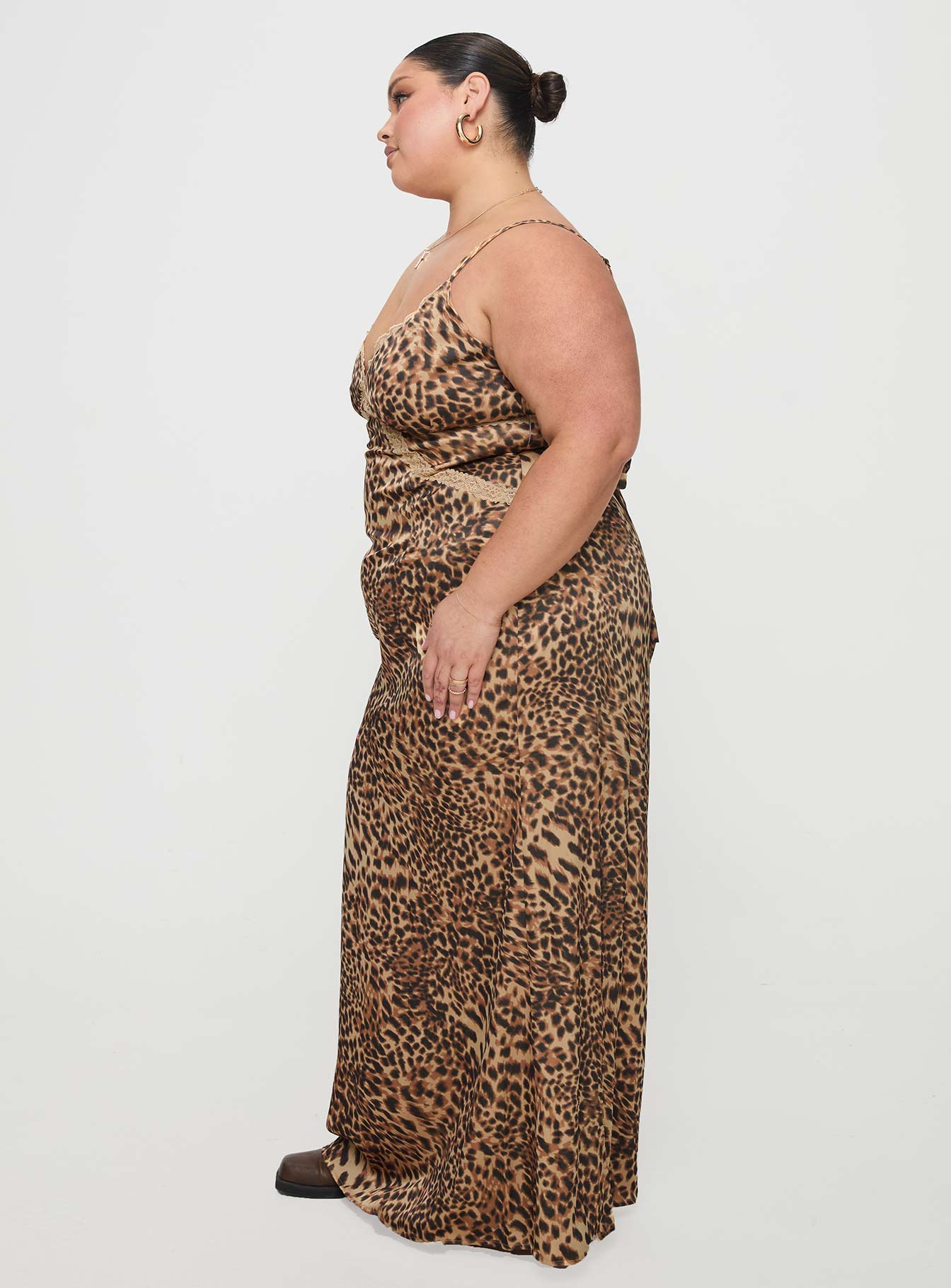 Sanctuary Maxi Dress Leopard Curve Pay With Visa For Sale