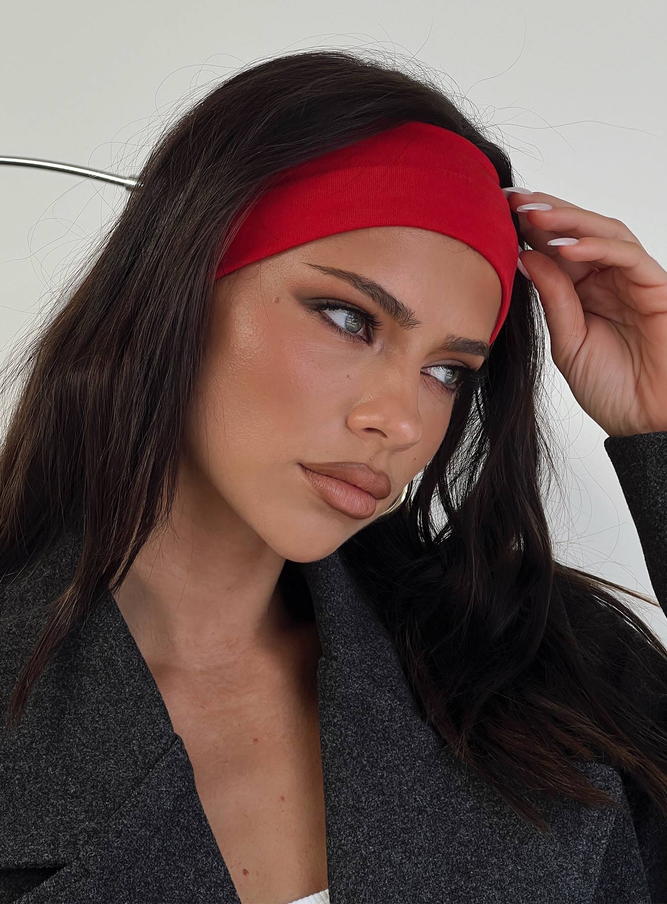 The Juney Headband Bold Red Sale Manchester