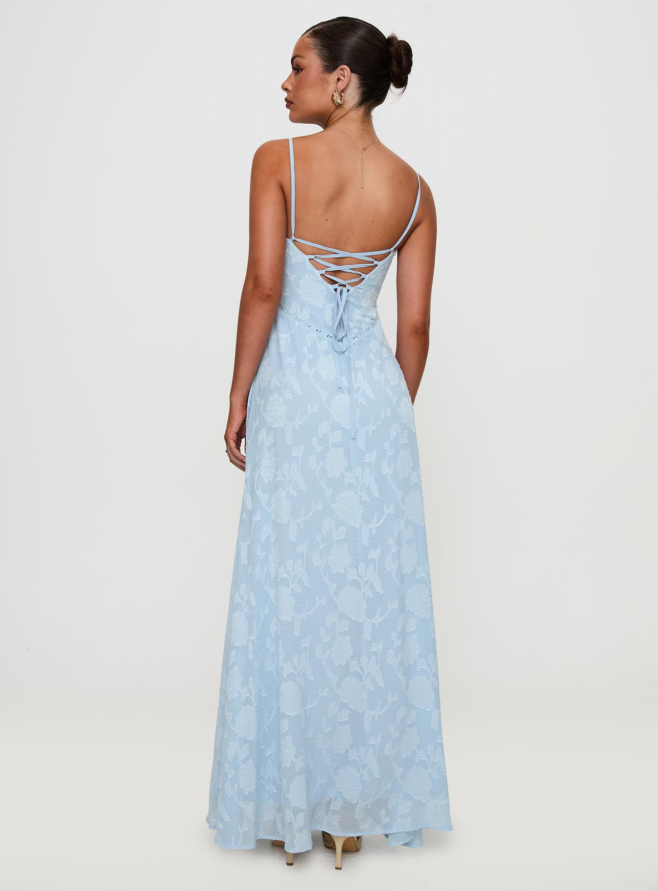 South Of France Maxi Dress Blue Extremely Cheap Online