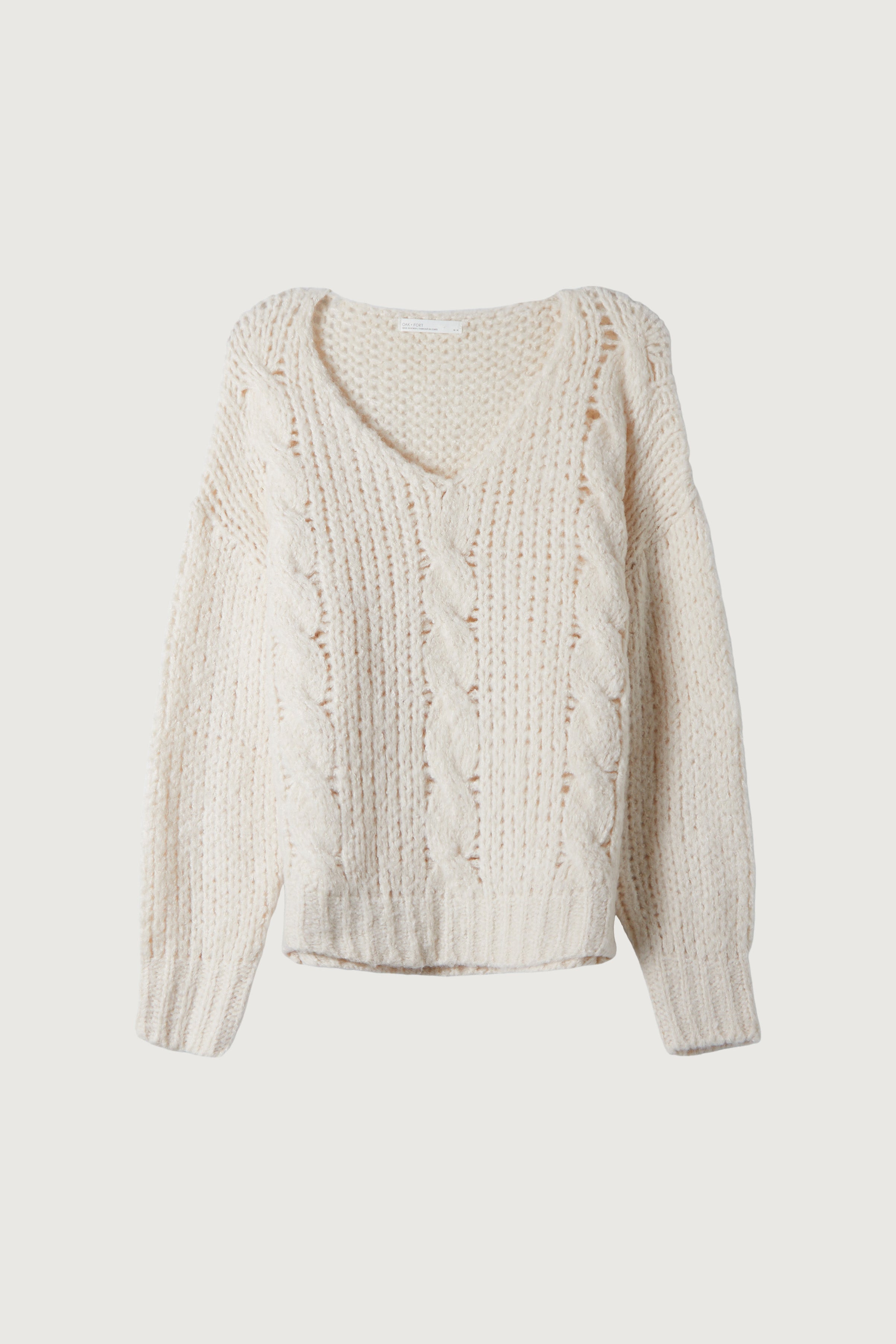 RELAXED FIT CABLE KNIT SWEATER Many Kinds Of Online