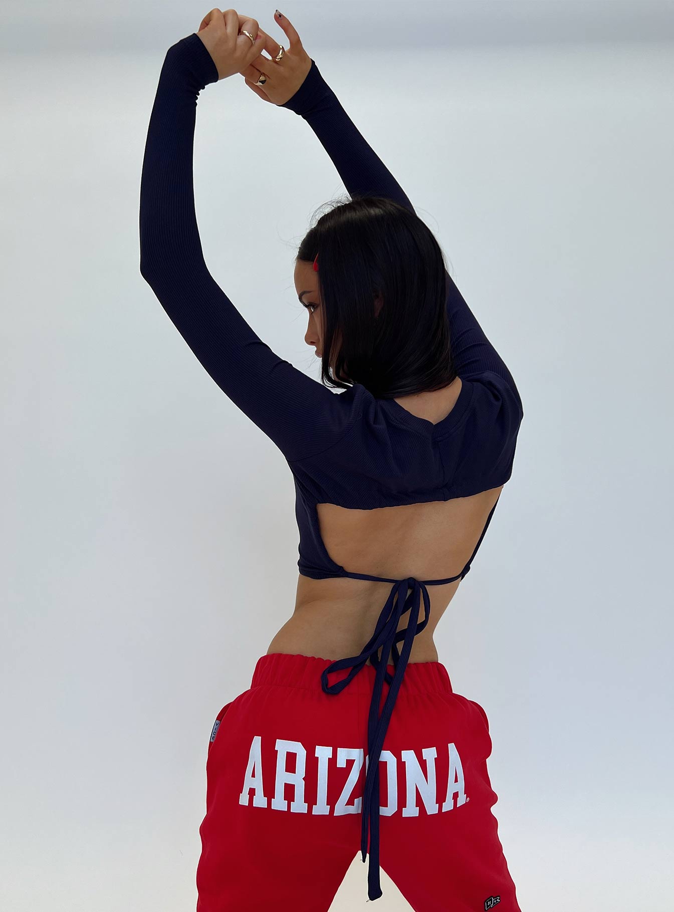 U of A Bring It Back Long Sleeve Top Navy 2025 Online