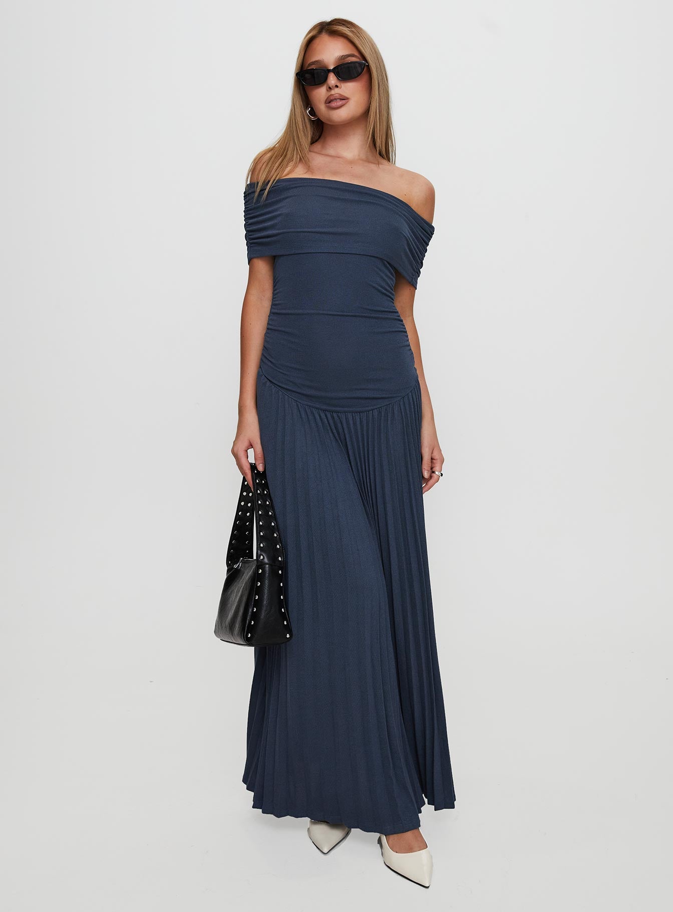 Field Of Dreams Maxi Dress Navy Manchester Great Sale Online