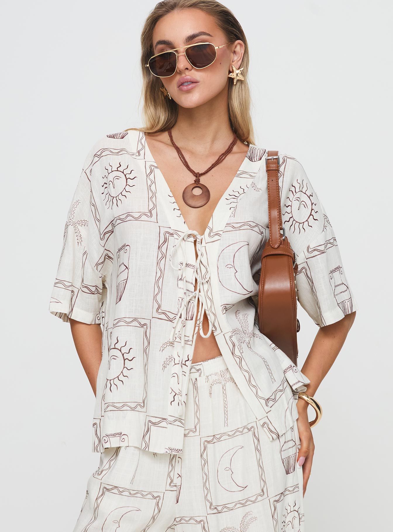 Sun Dream Shirt Cream / Multi Find Great Cheap Online