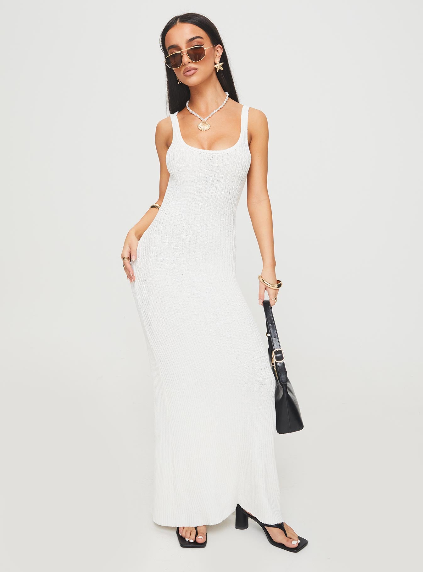 Spirited Maxi Dress White Supply